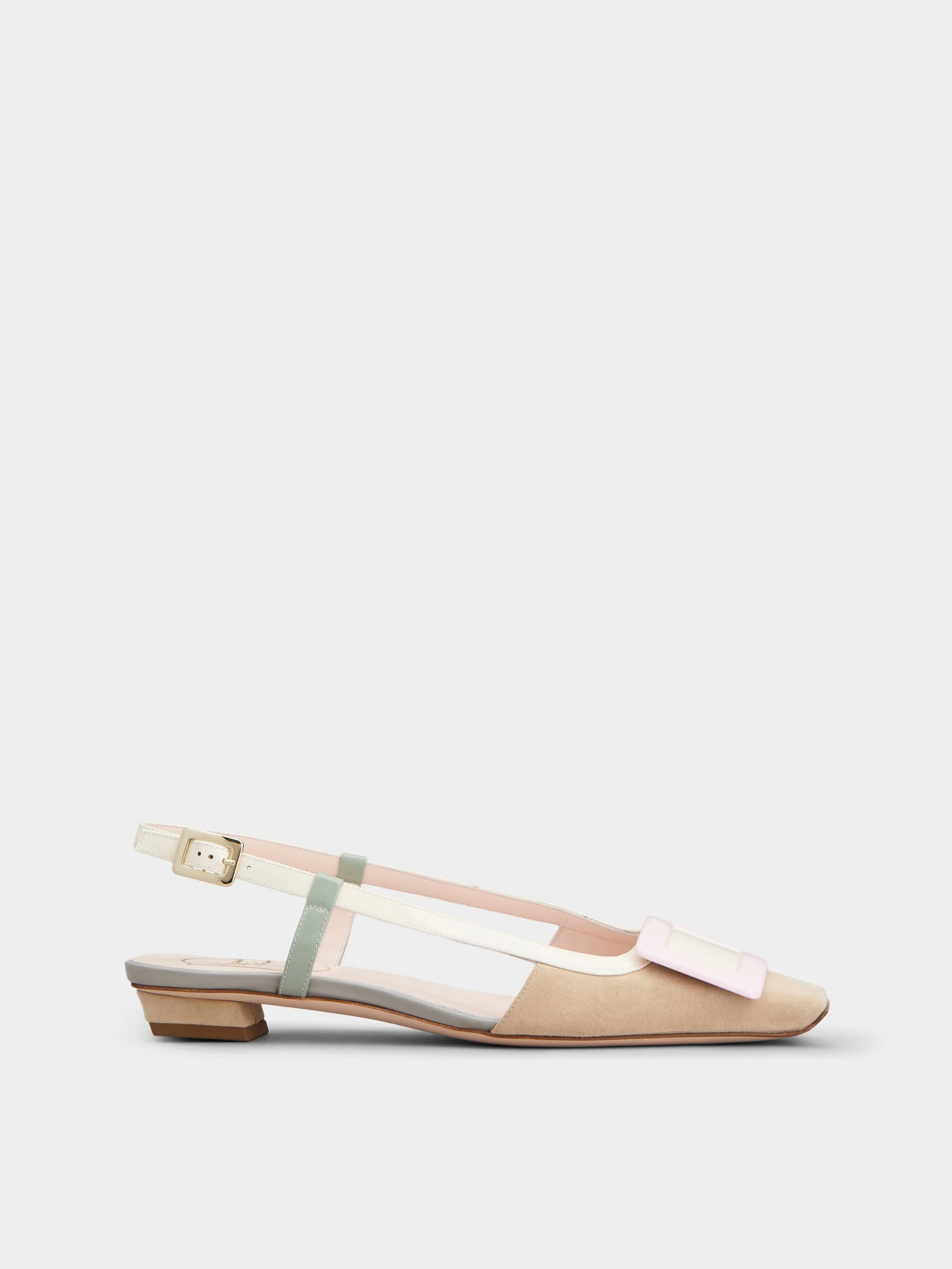 Belle Vivier Slingback Ballerinas in suede - 1