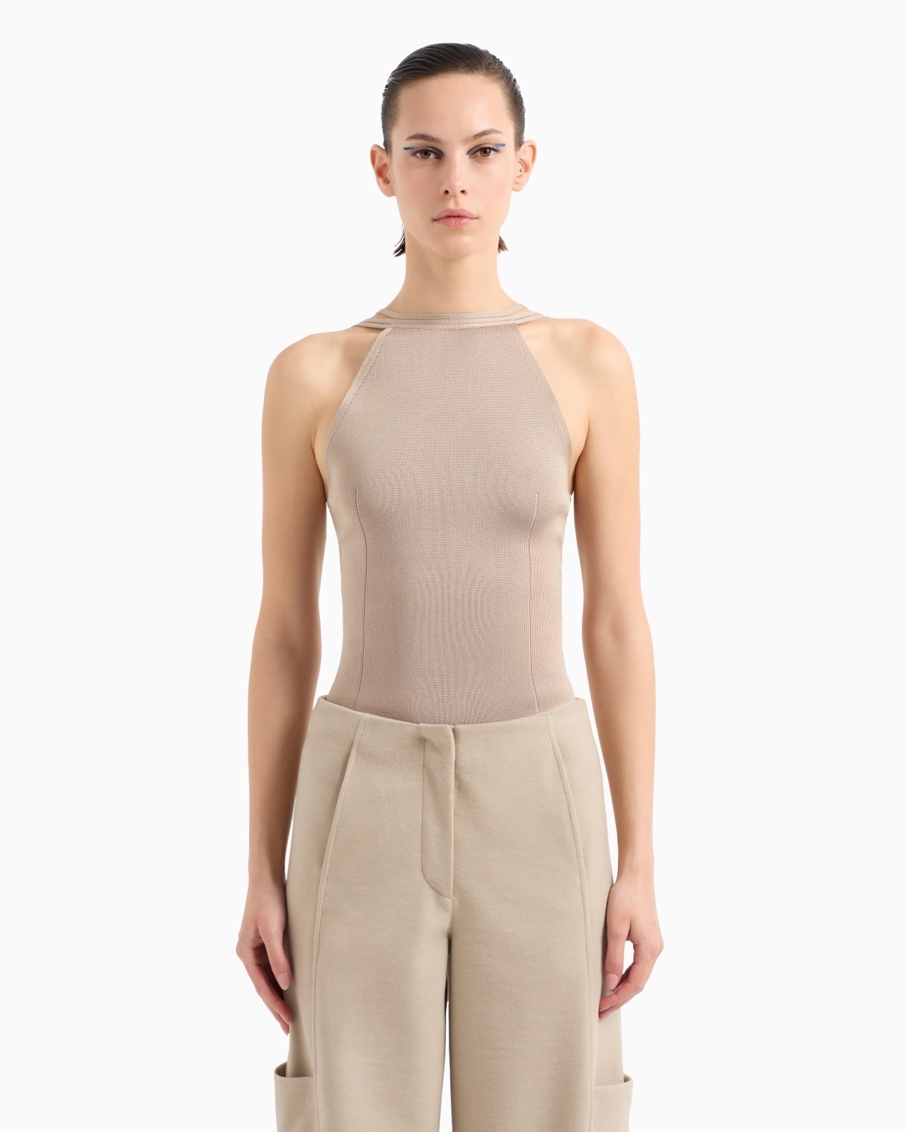 SILK KNIT TOP - 4