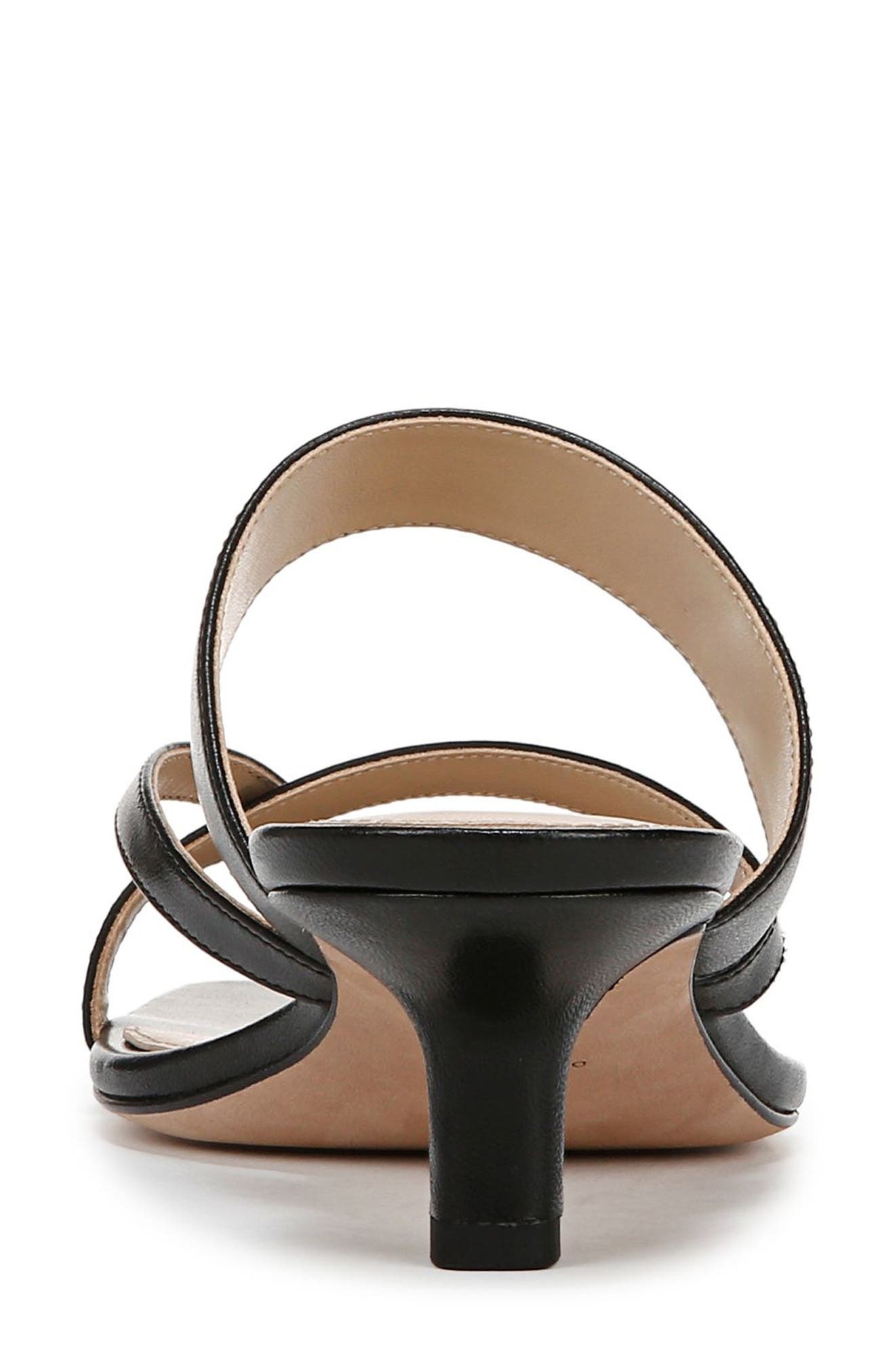 Veronica Beard Alanis Kitten Heel Slide Sandal in Black at Nordstrom - 7