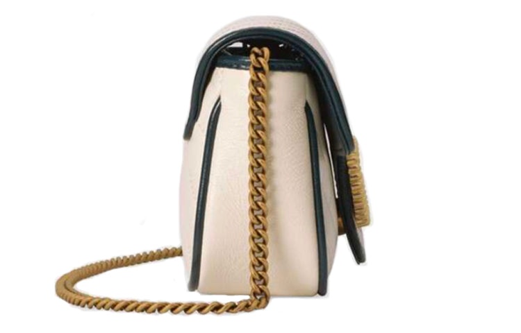 (WMNS) Gucci Marmont Series Shoulder Bag Mini White 574969-0OLFX-9085 - 5