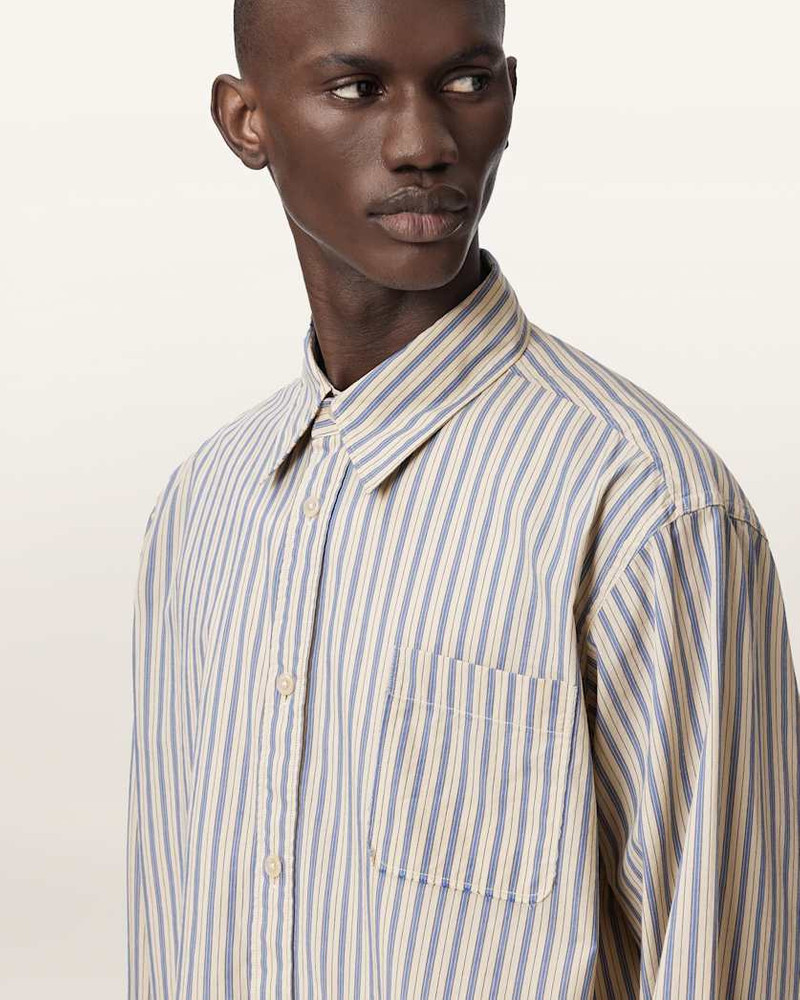 ROMA OVERSIZED LONG SLEEVE STRIPED SHIRT 4