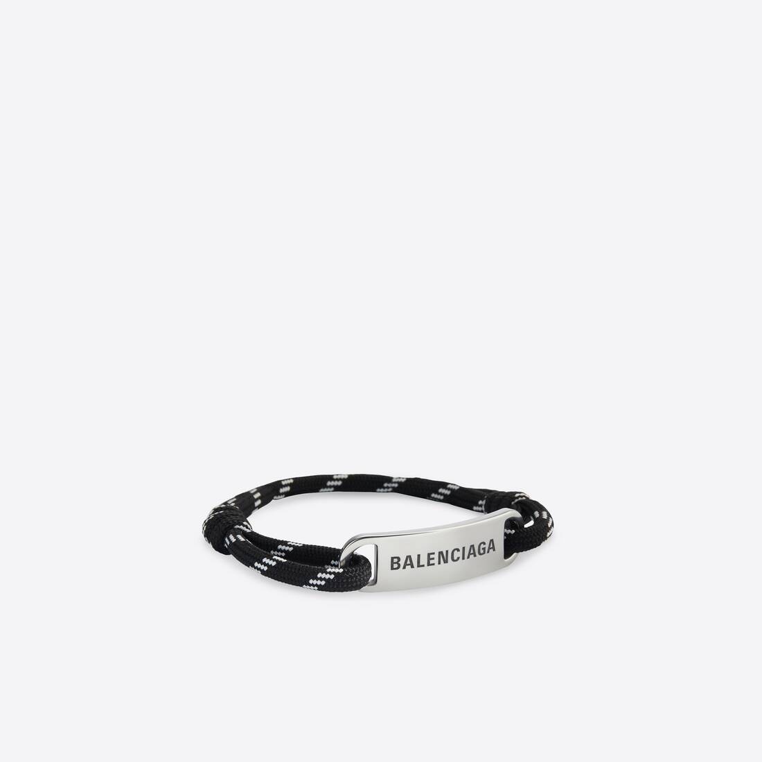 Plate Bracelet in Black/white - 1