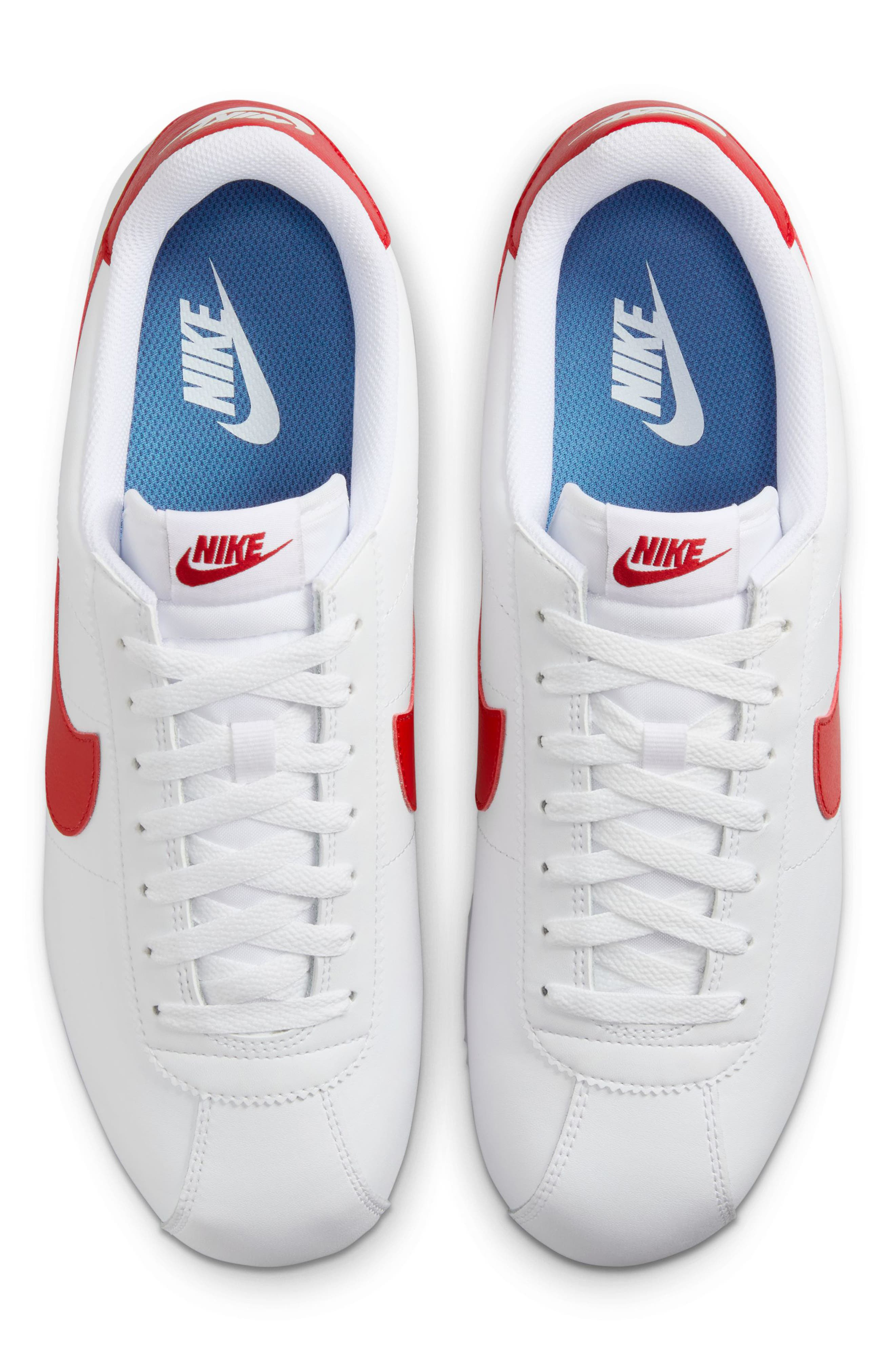 Nike Cortez Sneaker in White/Varsity Red/Blue at Nordstrom - 3