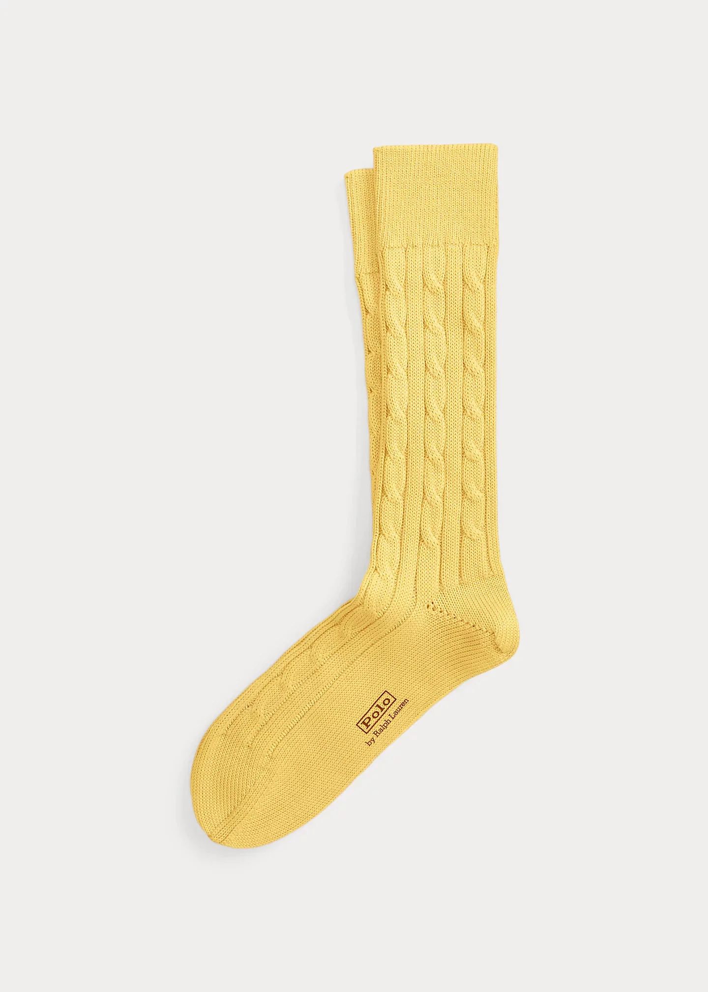 Cable-Knit Cotton-Blend Socks - 1