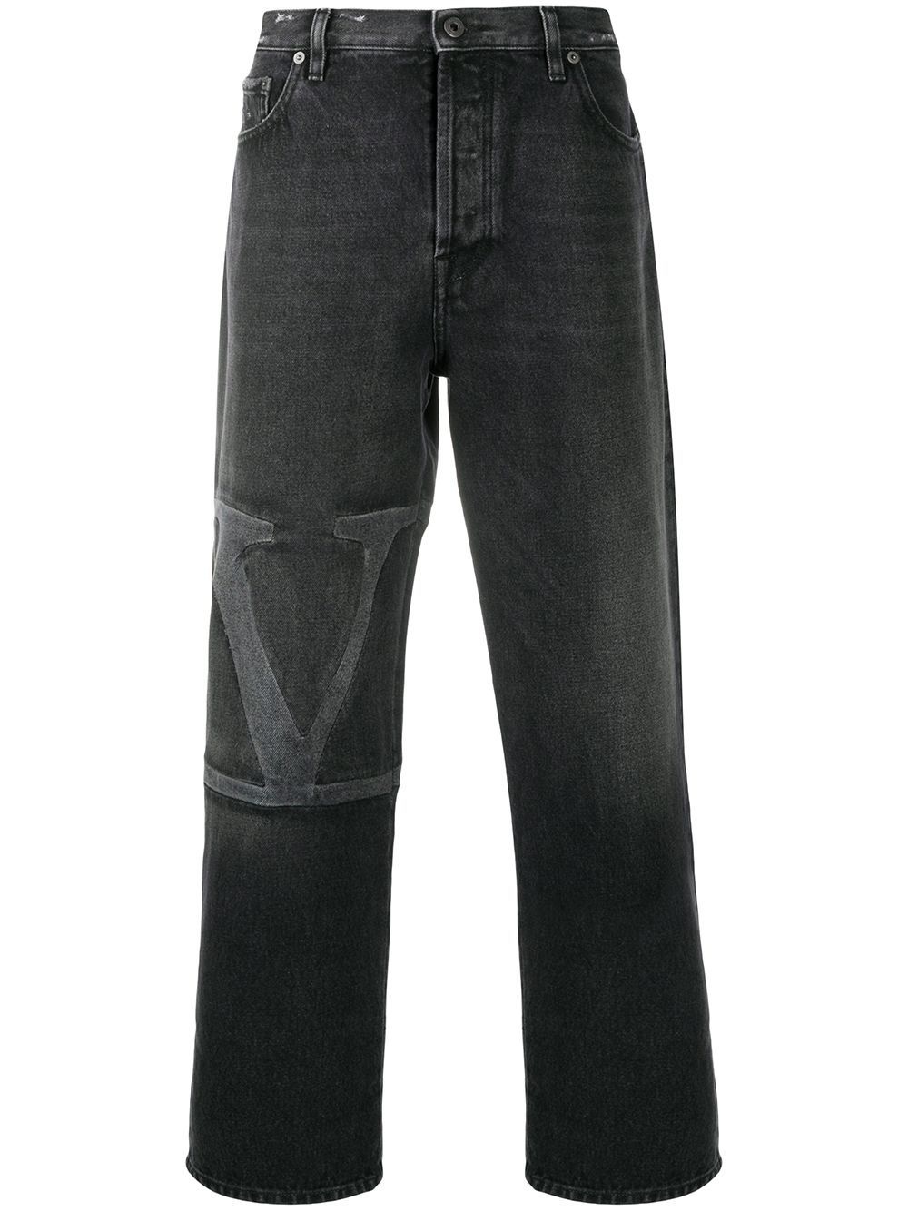 VLOGO straight-leg jeans - 1