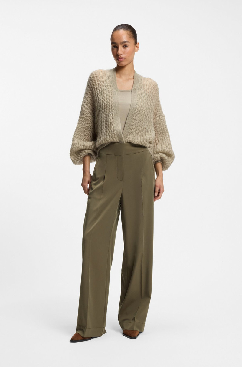 BOSS STRAIGHT-FIT PANTS WITH PLEAT FRONT outlook