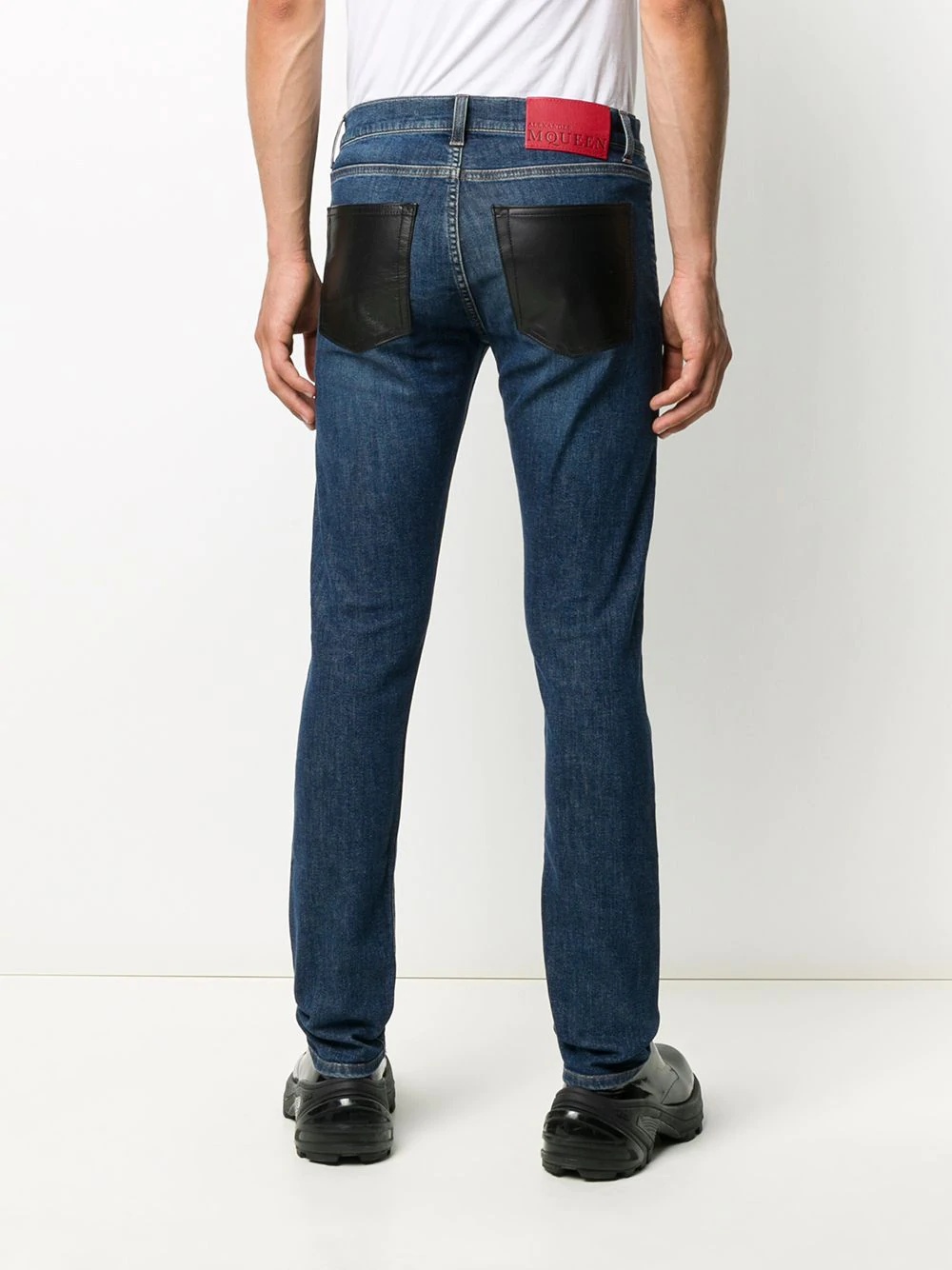 skinny fit mid-rise jeans - 4