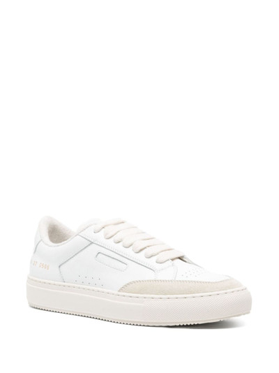 Common Projects stamped-numbers leather sneakers outlook