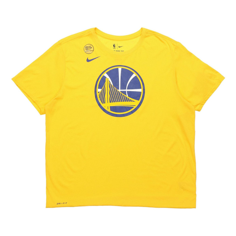 Nike Golden State Warriors AS GSW M NK DRY TEE ES LOGO Couple Style Yellow 870507-728 - 1