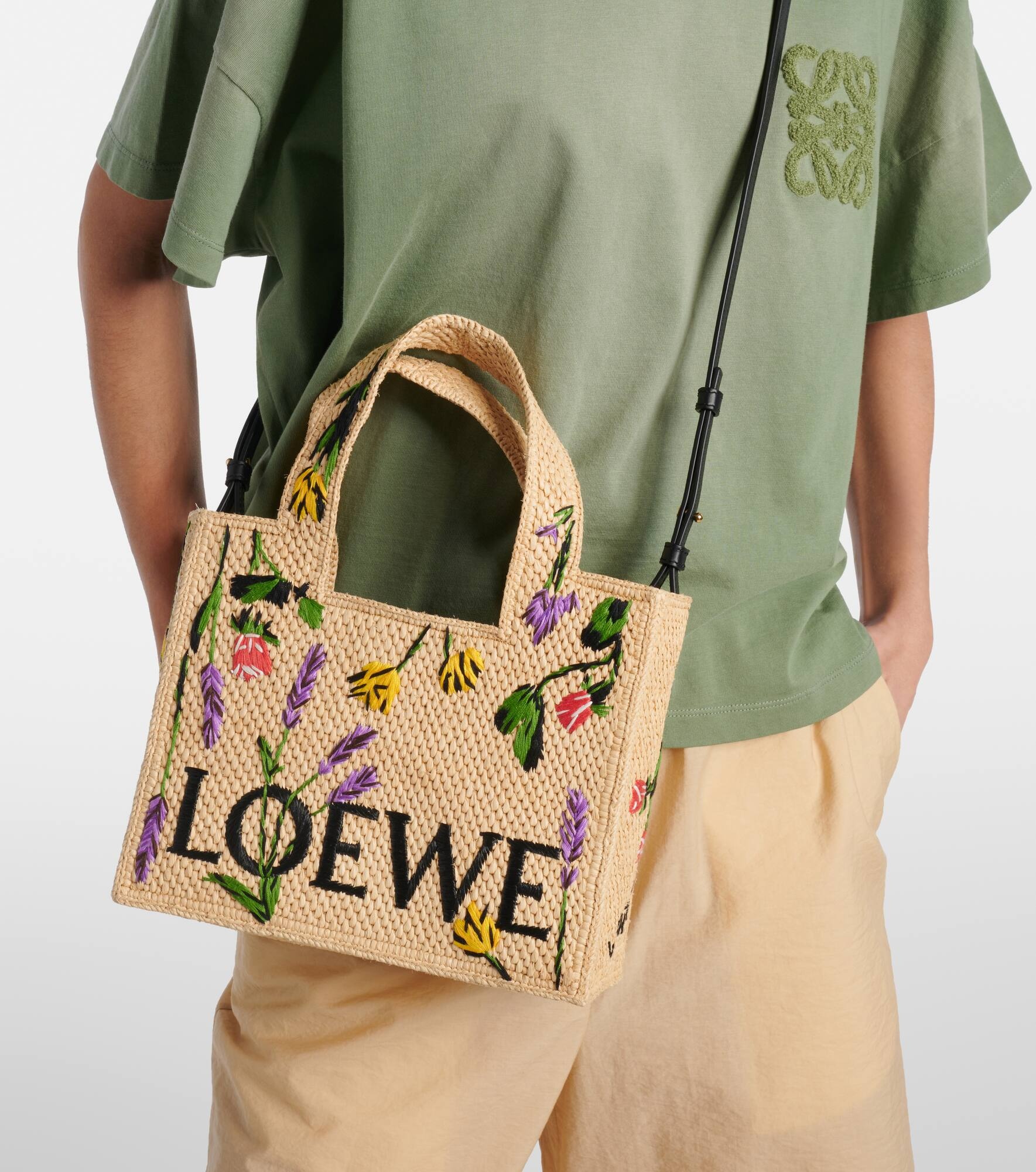 Paula's Ibiza Loewe Font Small tote bag - 2