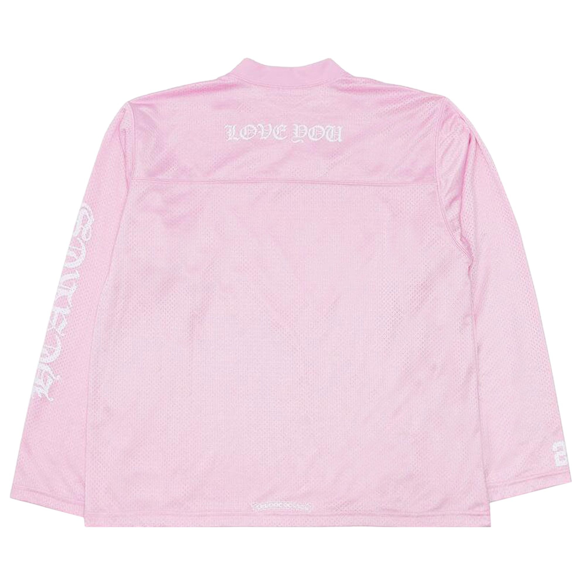 Chrome Hearts Love You Mesh Warm Up Jersey 'Pink' - 2