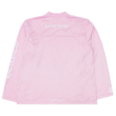 Chrome Hearts Chrome Hearts Love You Mesh Warm Up Jersey 'Pink' outlook