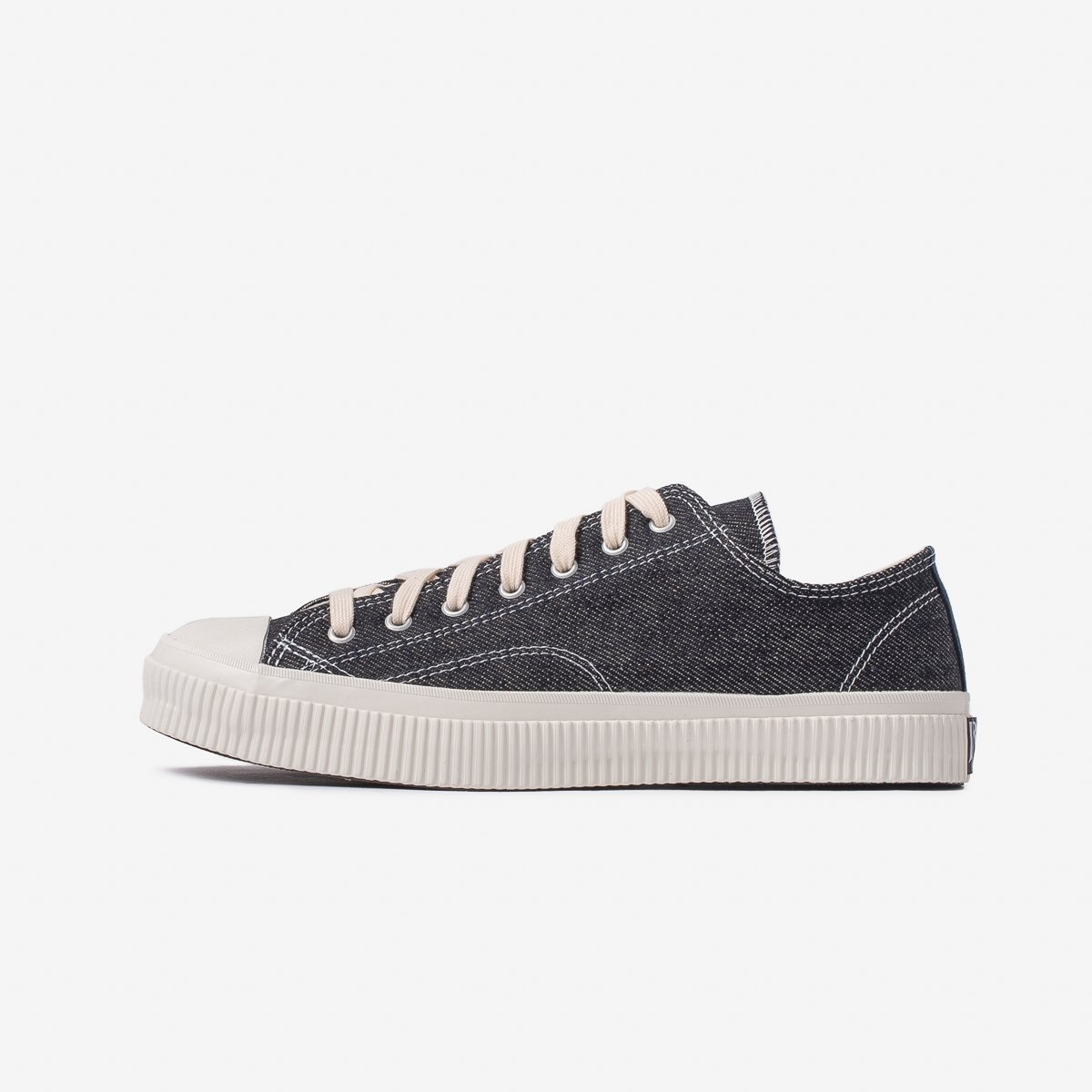 IHSN-01-IND 21oz Selvedge Denim Low-Top Sneakers - Indigo - 2