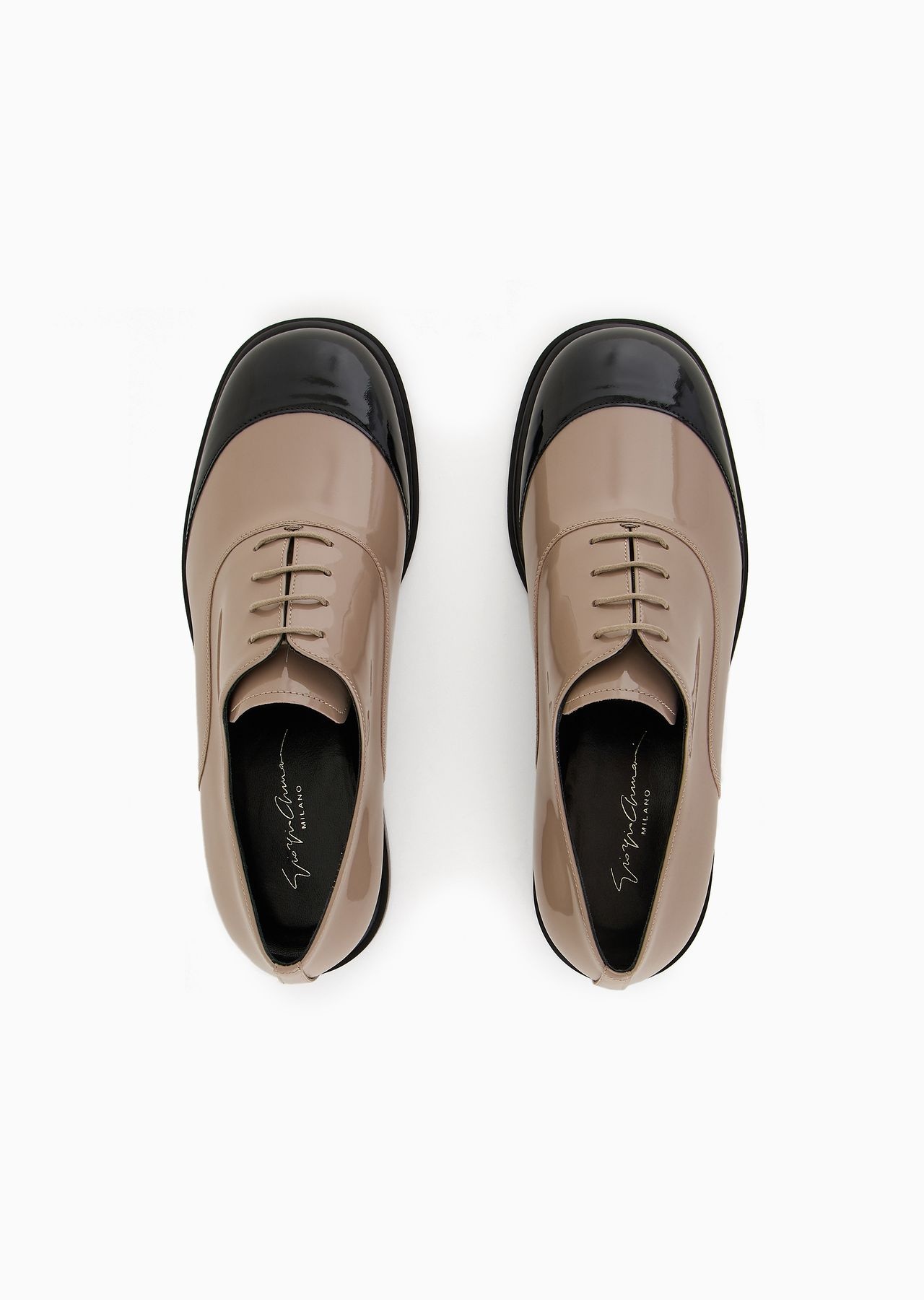 Patent-leather Derby shoes - 4