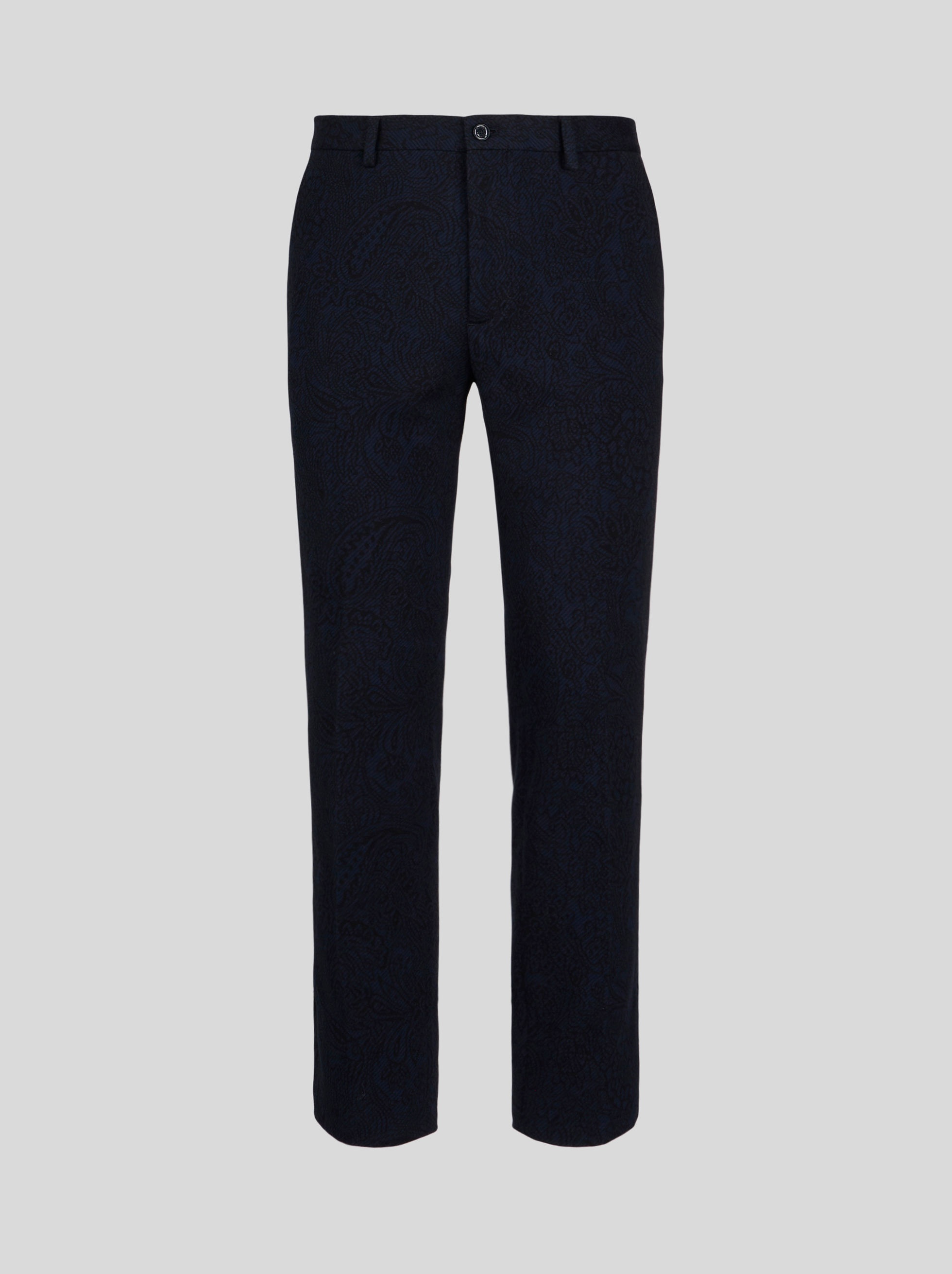 JACQUARD JERSEY TAILORED TROUSERS - 1