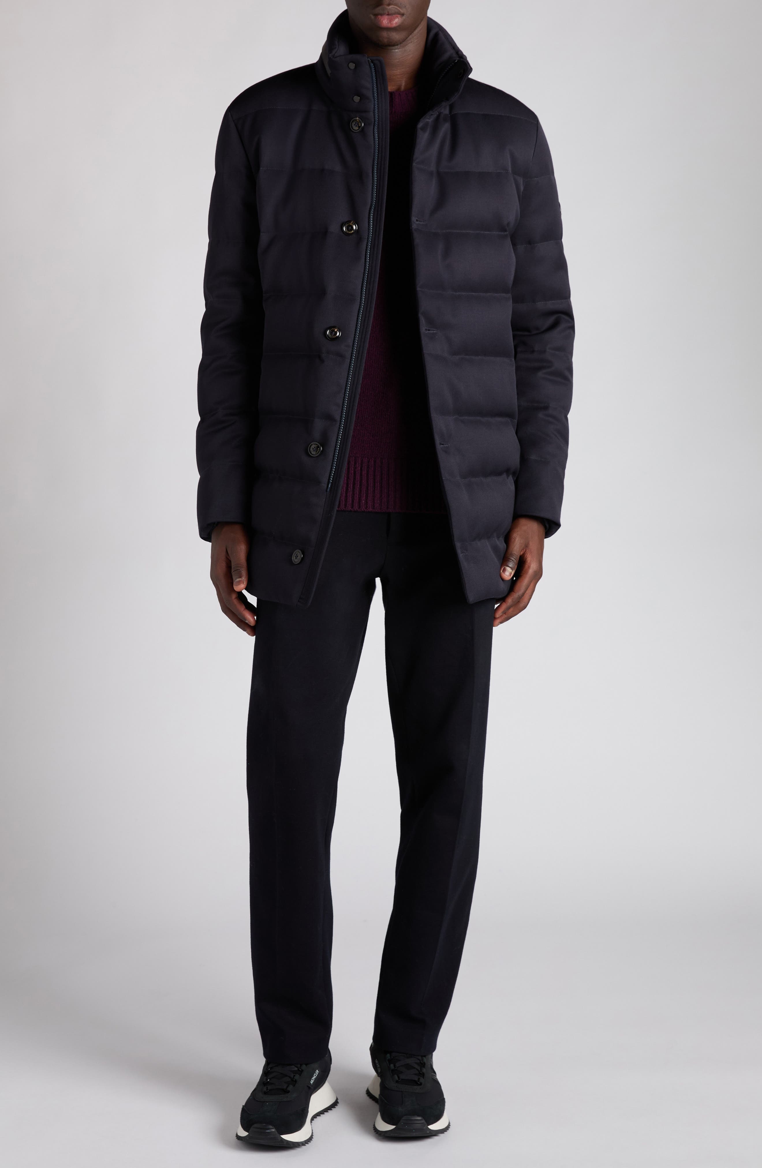Moncler Tibb Down Puffer Vest in Obsidian Blue at Nordstrom - 2