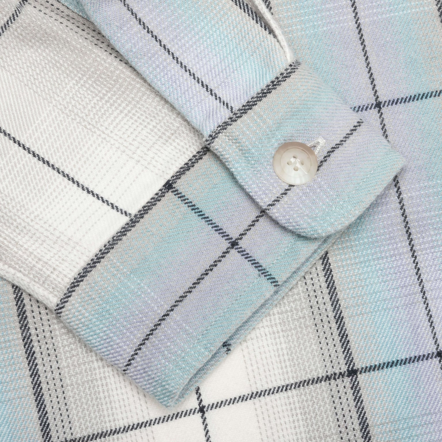 JOHN ELLIOTT HEMI OVERSIZED SHIRT - GREY/TEAL - 3
