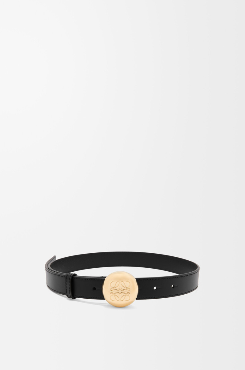 Pebble belt in smooth calfskin 1
