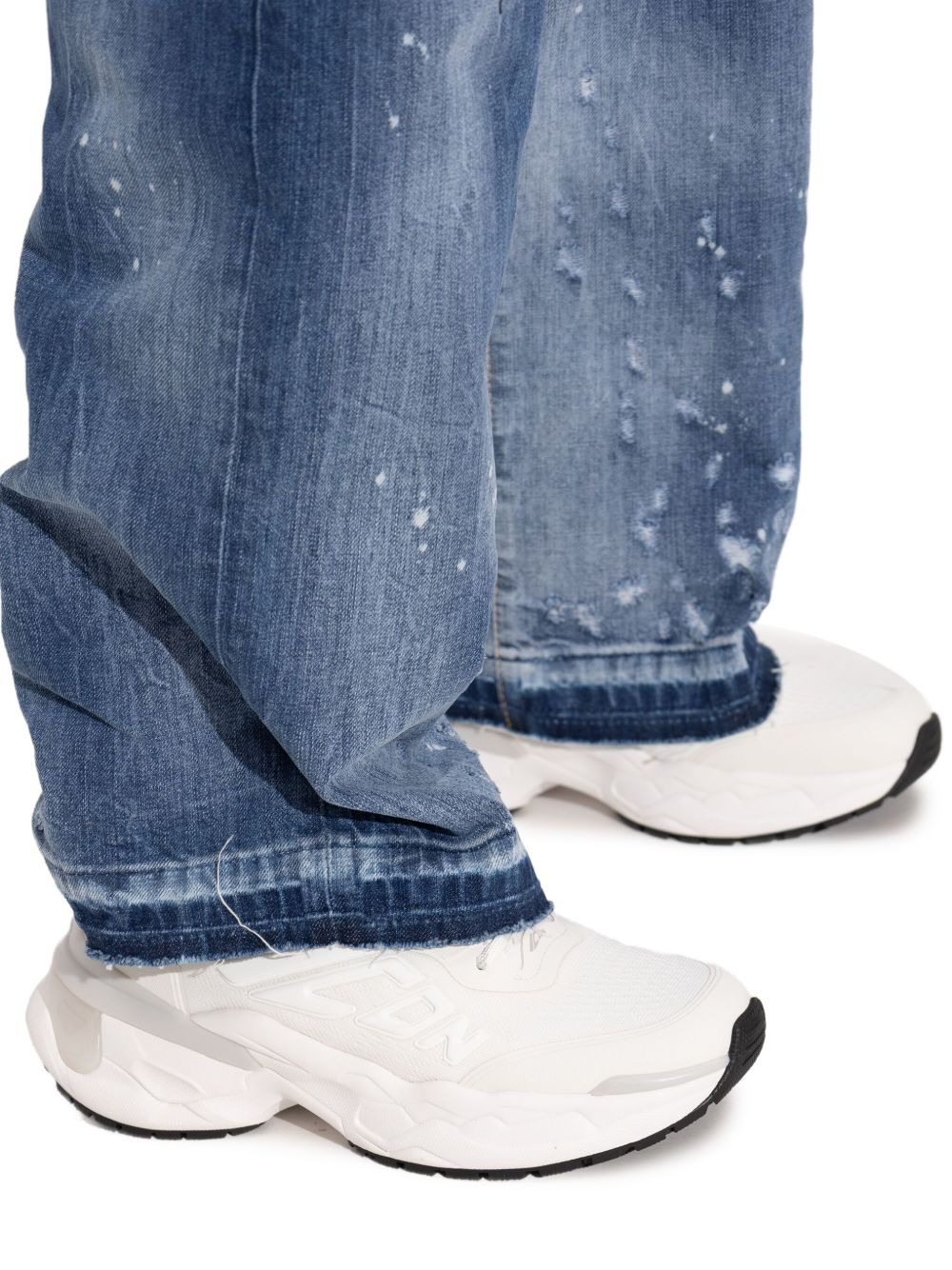 debossed-logo sneakers - 3