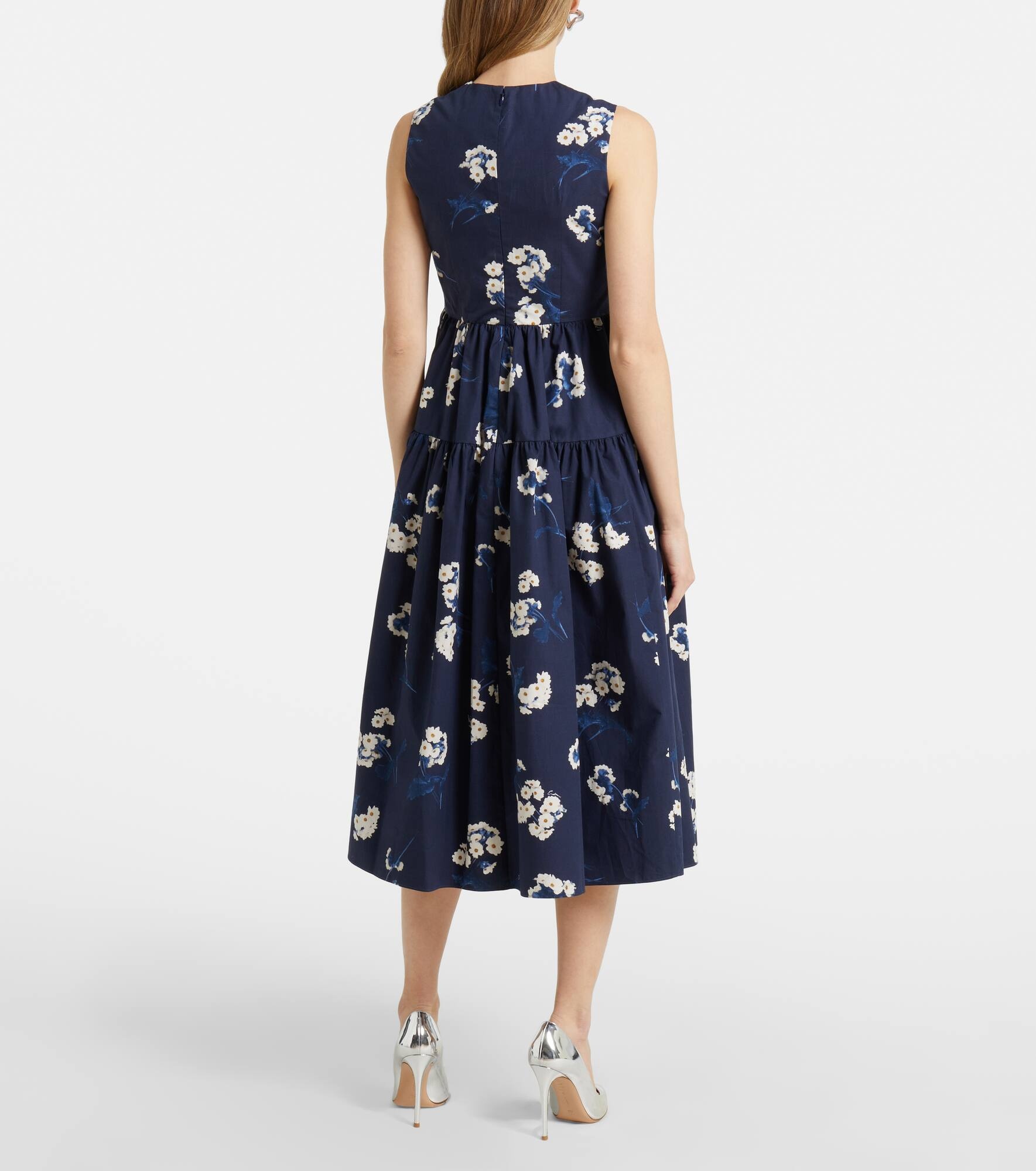 Cotton midi dress - 3