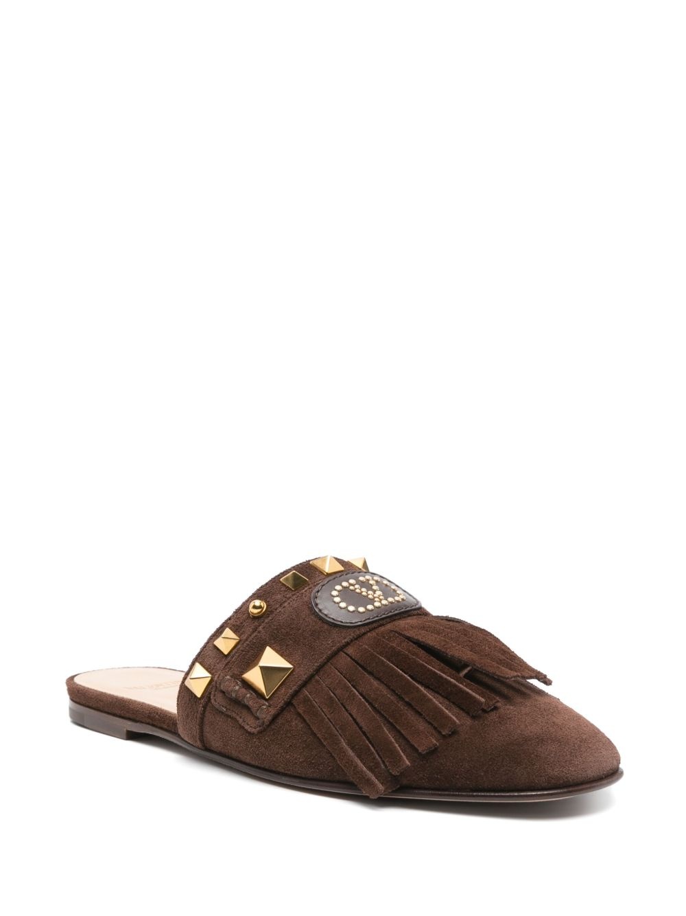 VLogo suede mules - 2