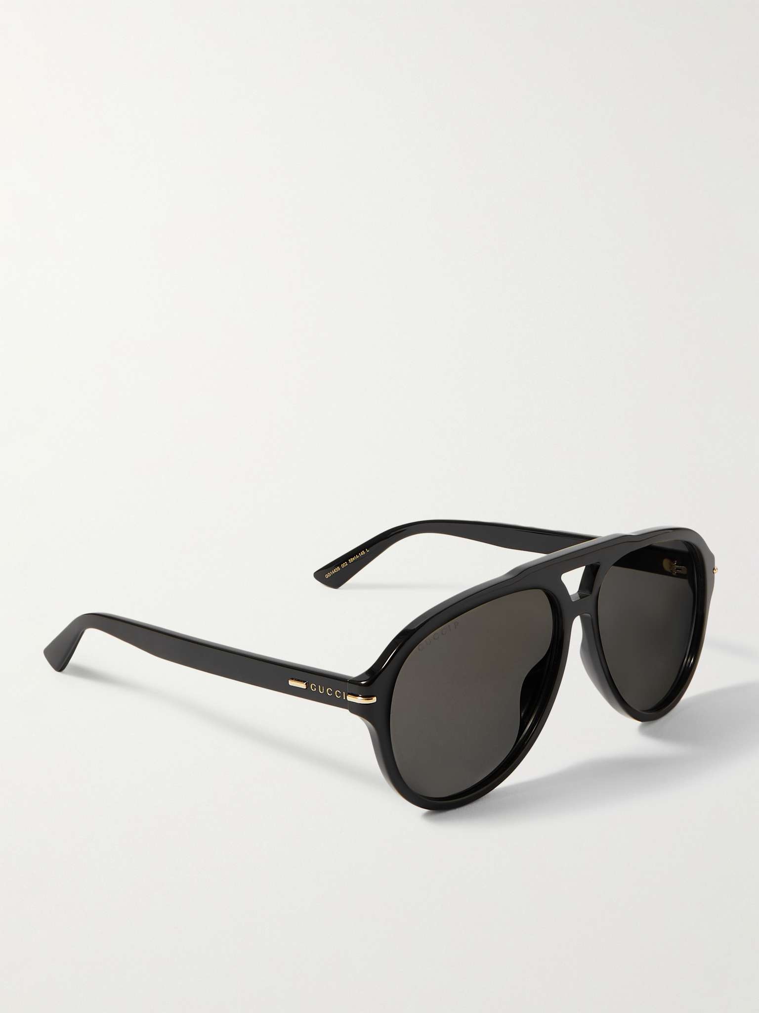 Aviator-Style Acetate Sunglasses - 3