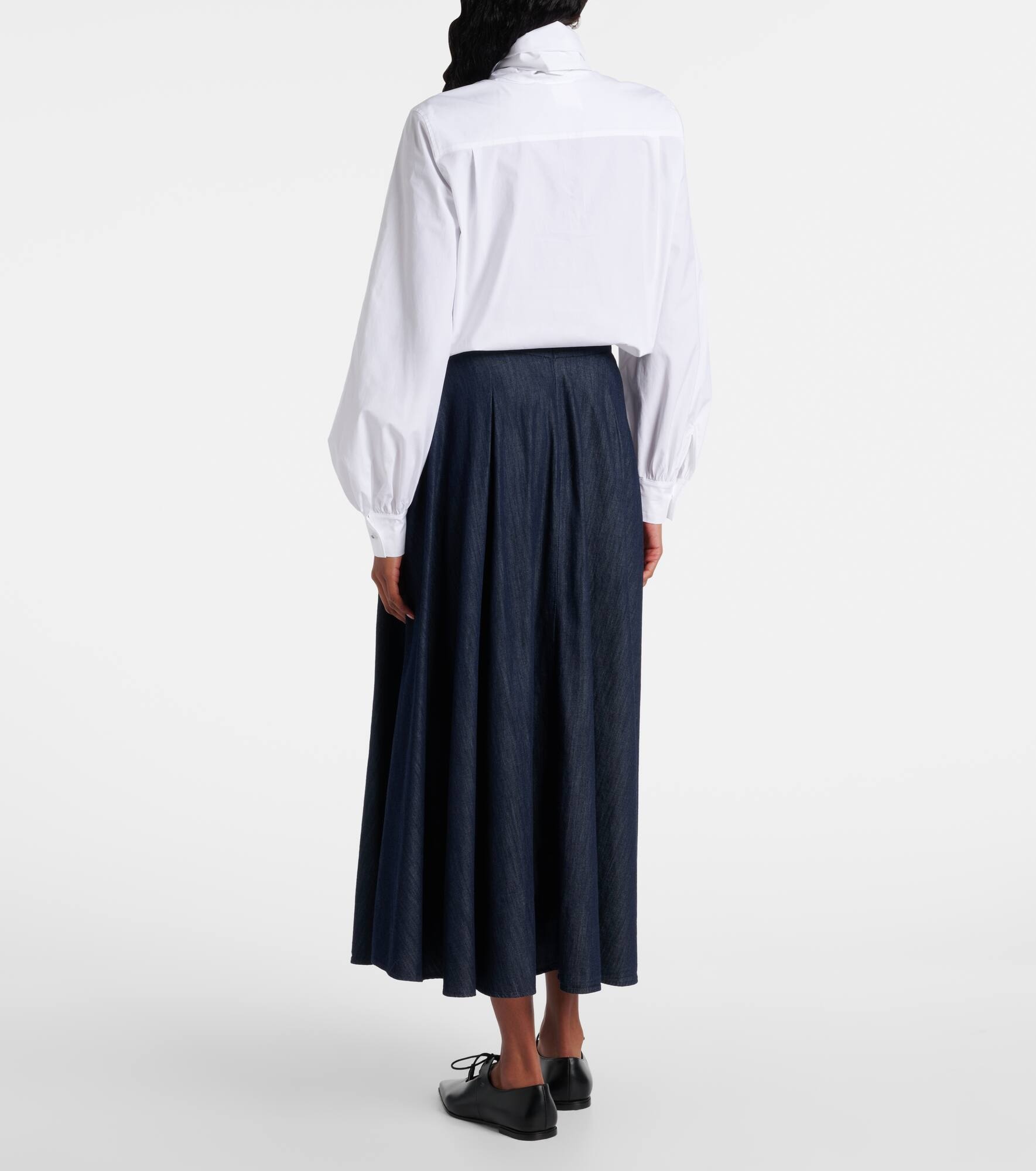 Amanda chambray maxi skirt - 3