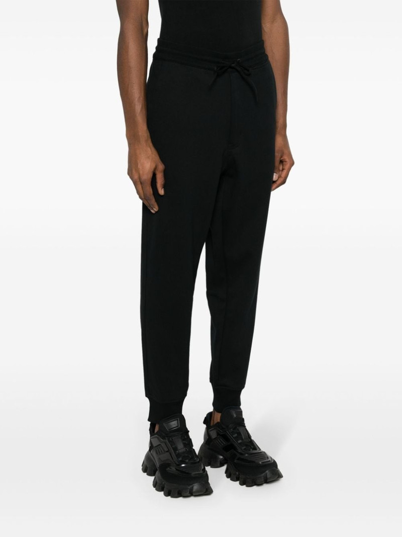 Y-3 logo-printed jersey trousers outlook