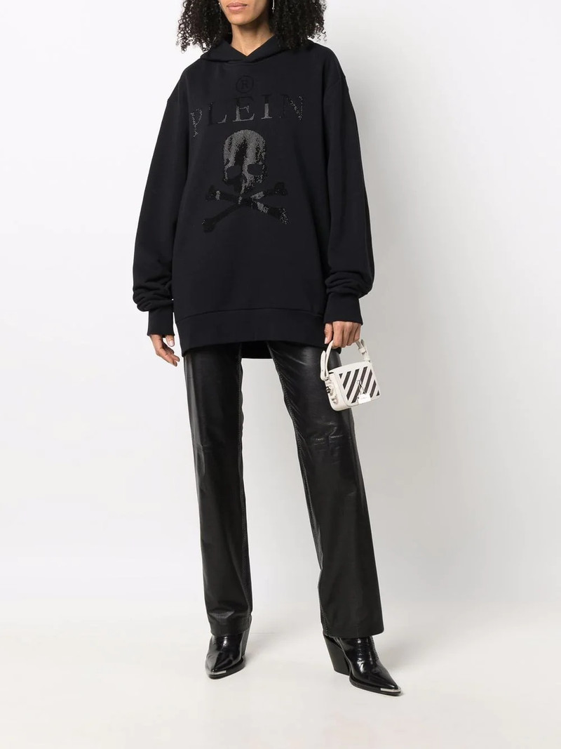 PHILIPP PLEIN Crystal Skull pullover hoodie outlook