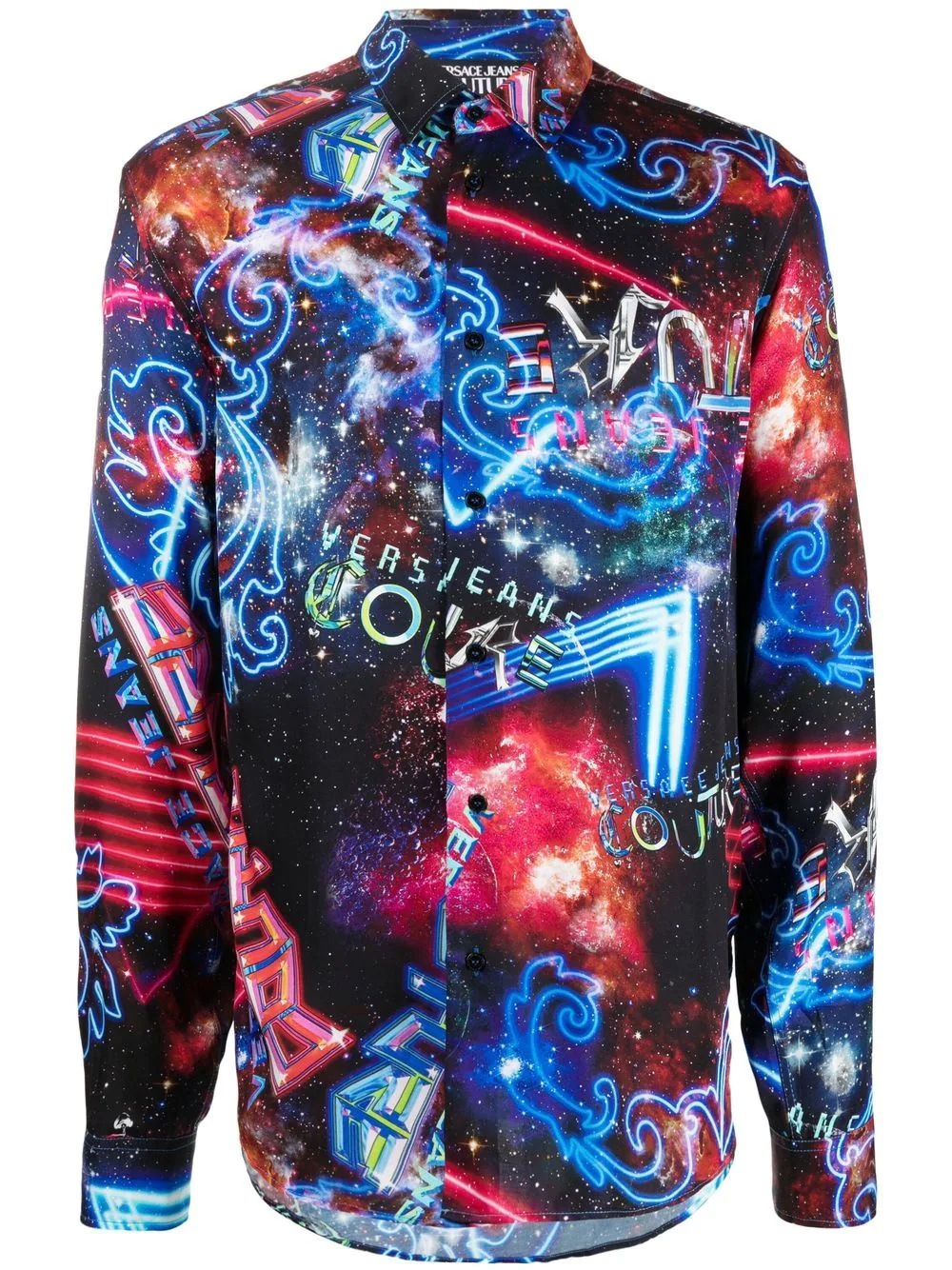 galaxy graphic-print shirt - 1