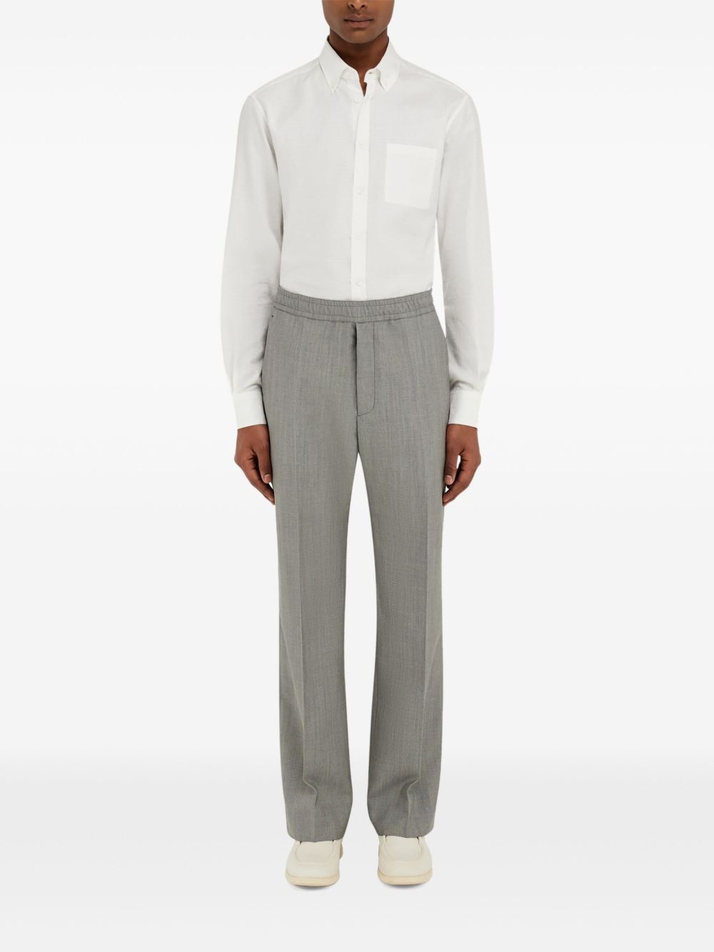 drawstring-waist trousers - 2