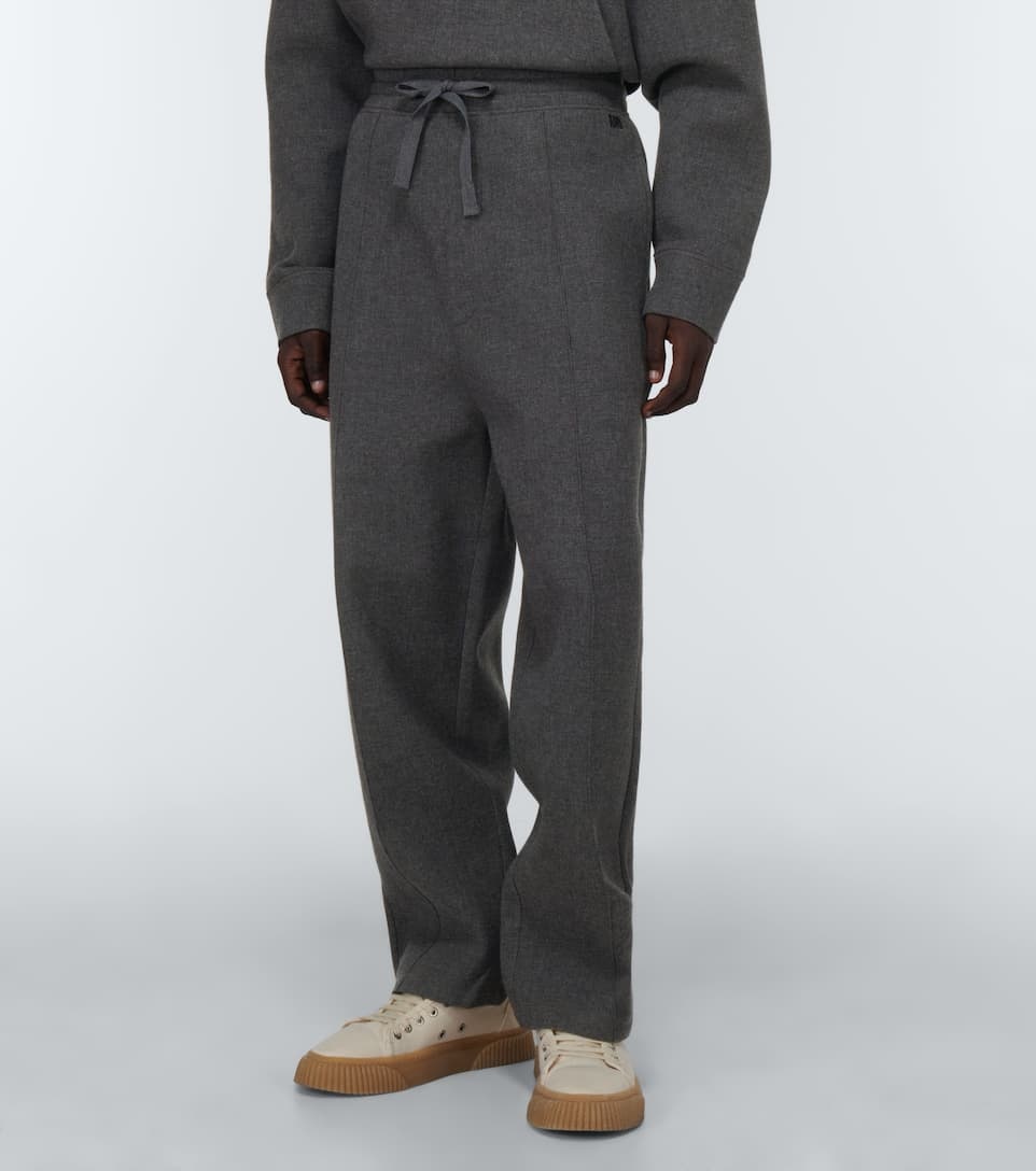 Wide-leg sweatpants - 3