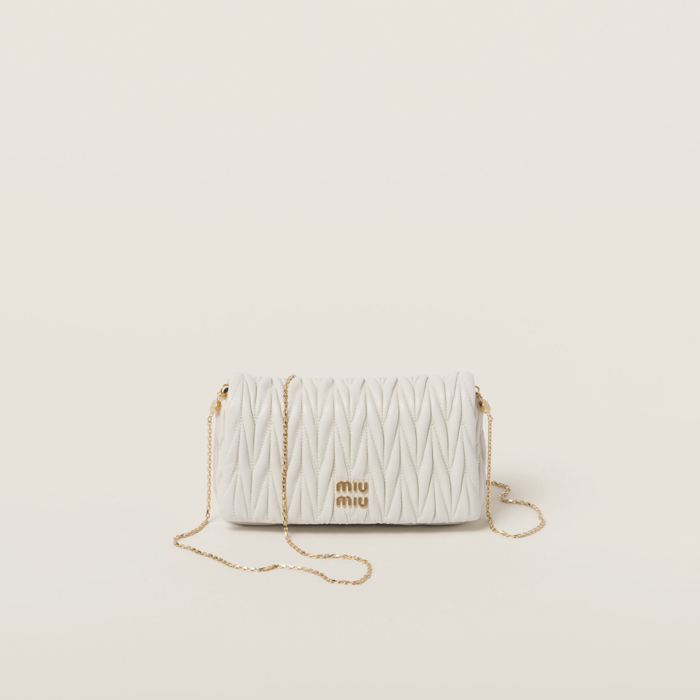 Matelassé nappa leather mini-bag - 1