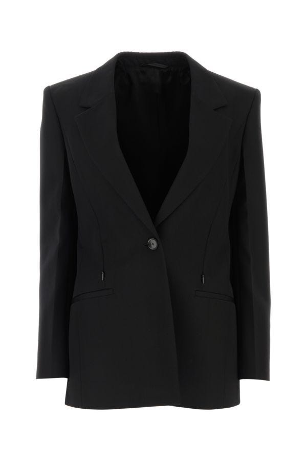 Givenchy Woman Black Wool Blend Blazer - 1