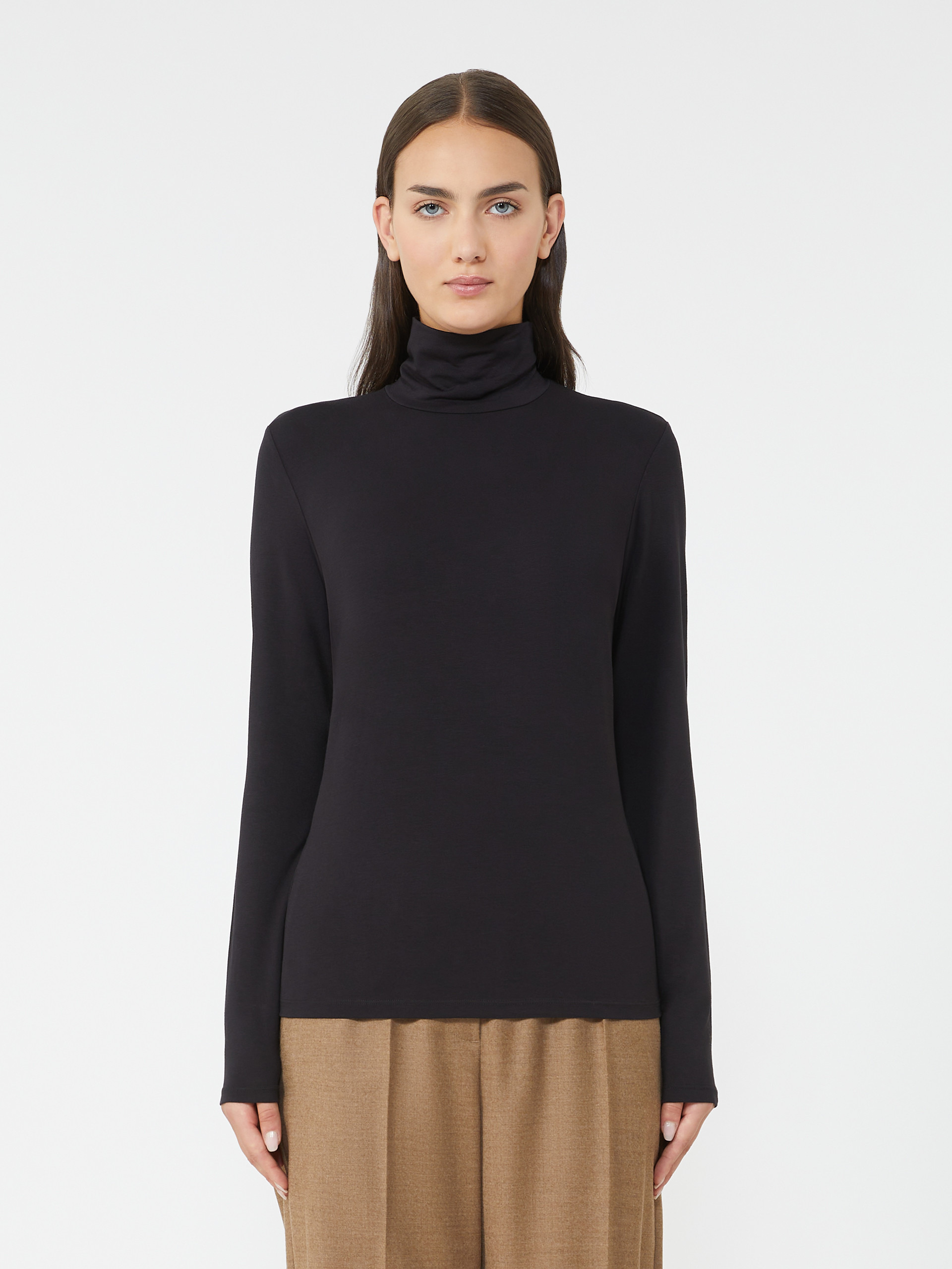 MULTIF Stretch viscose turtleneck - 3