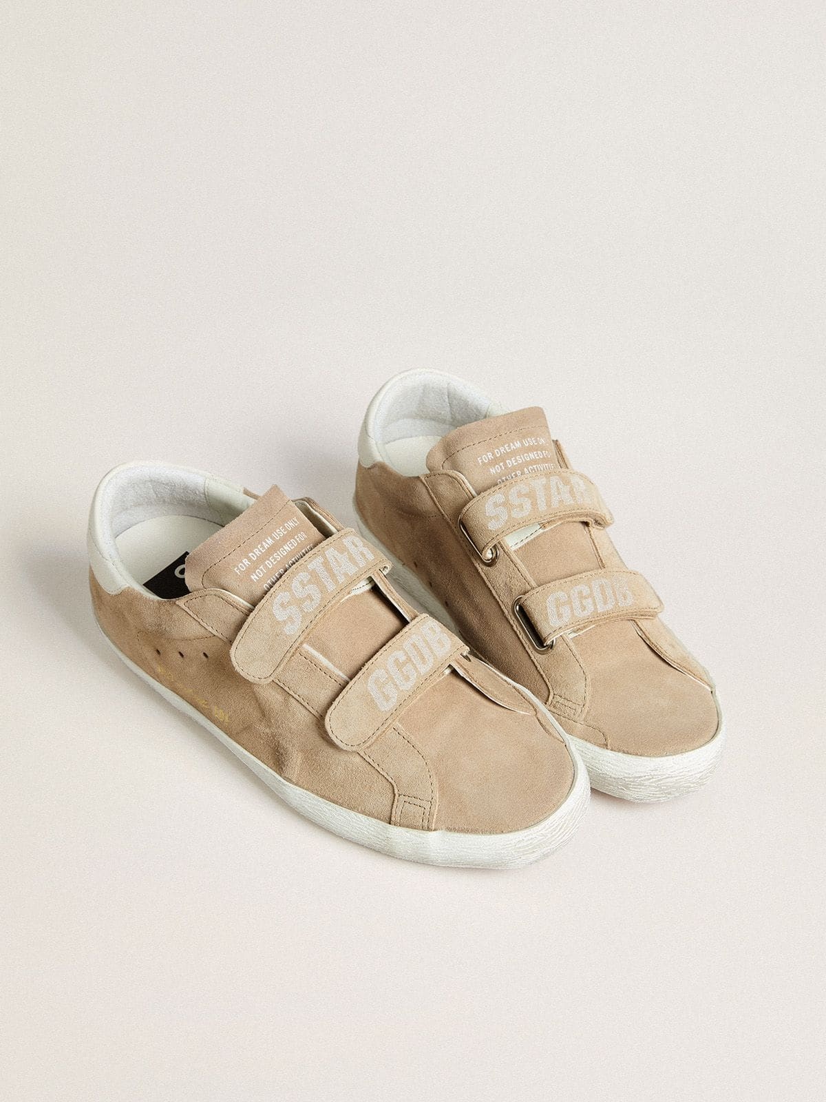 Women’s Old School in beige suede with white leather heel tab - 2