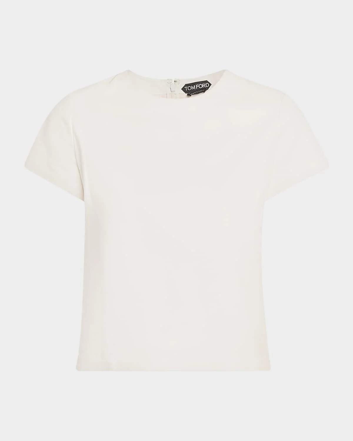 Leather Short-Sleeve Top - 1