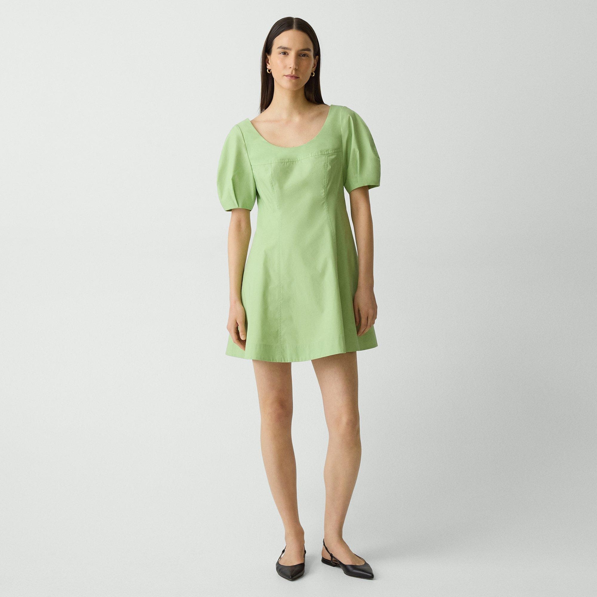 Stitched Midi Dress in Cotton - 2
