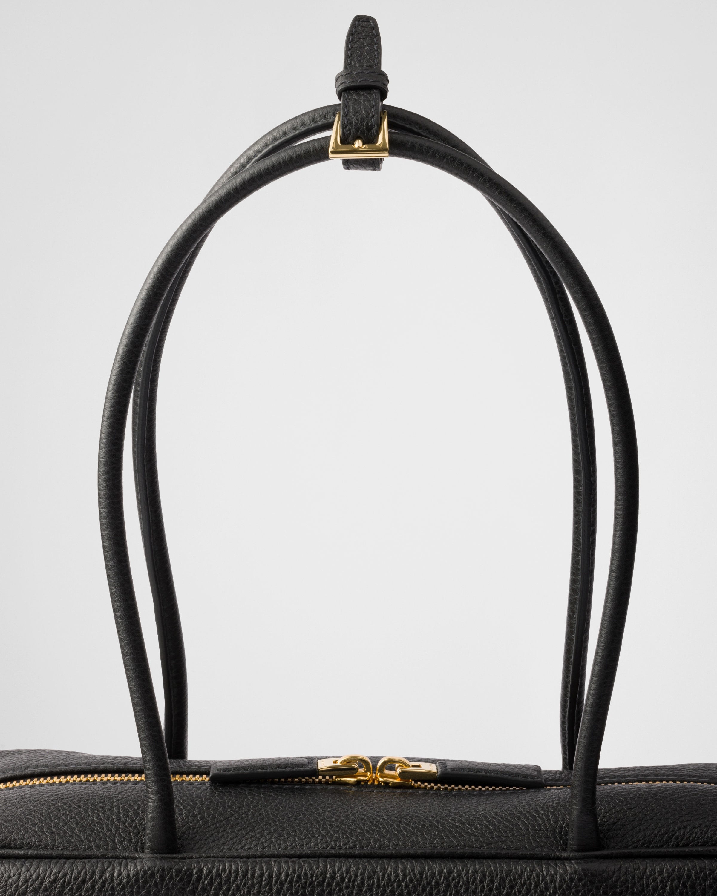 Large leather top-handle bag - 6