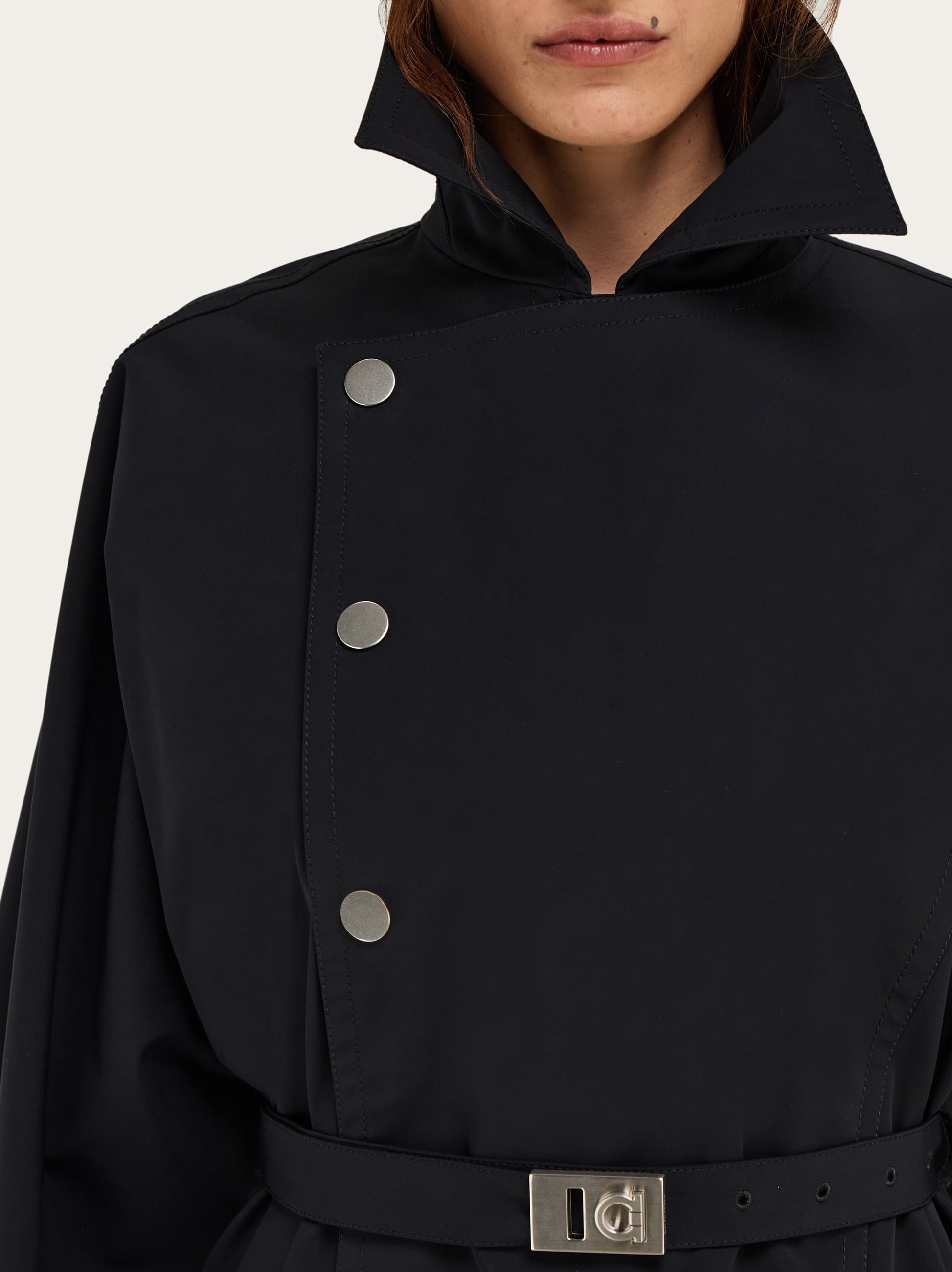 Double breasted coat with Hug buckle - 5