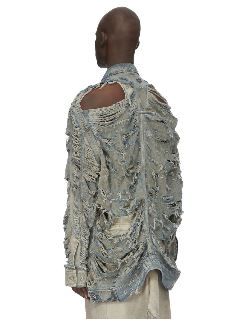 Jumbo Worker distressed denim jacket 3