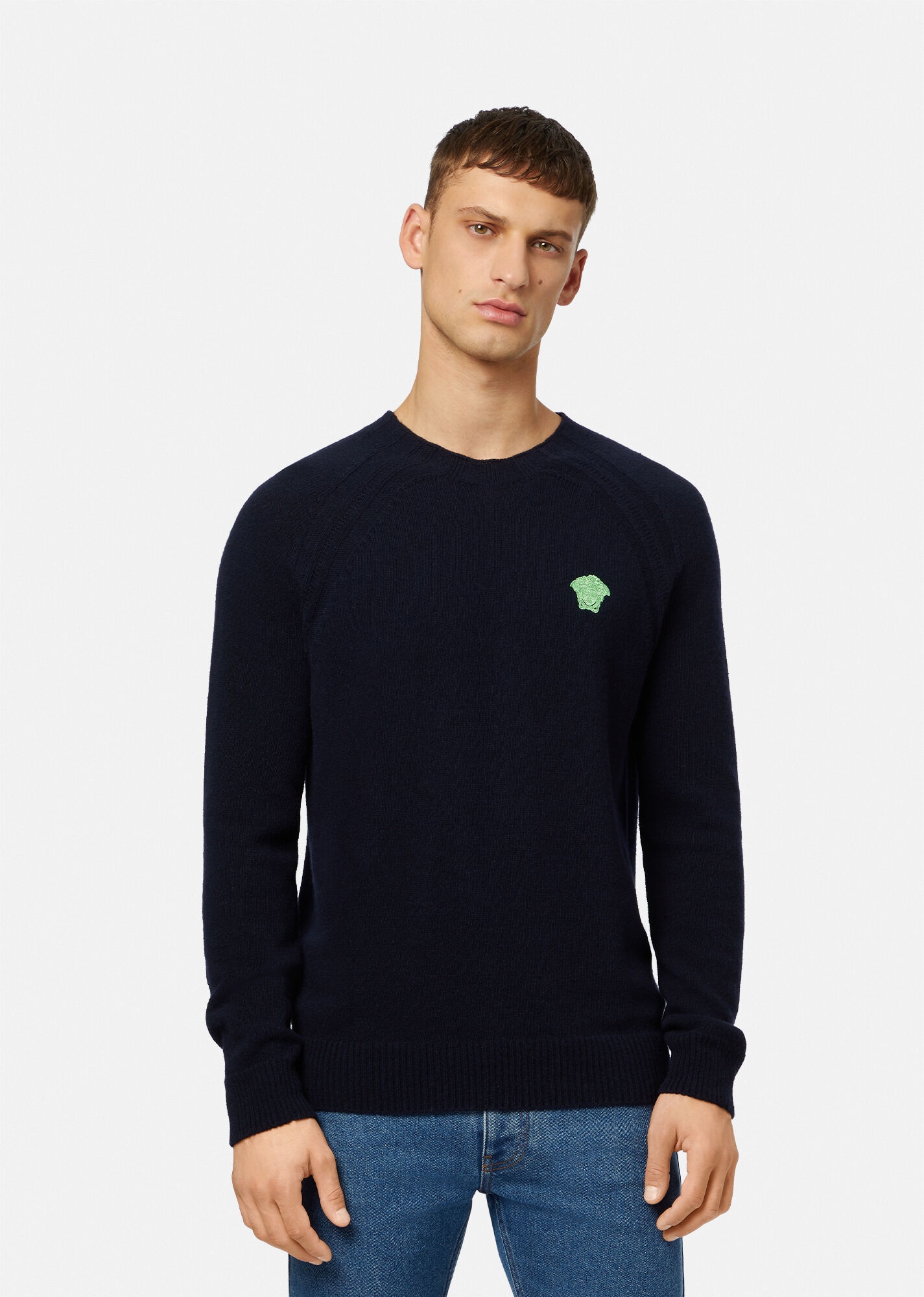 Medusa Embroidered Sweater - 2