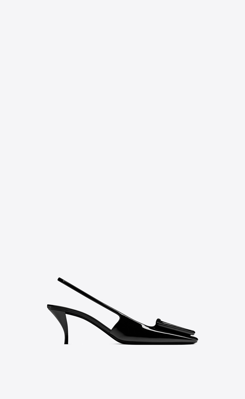 24 slingback pumps in patent leather - 1