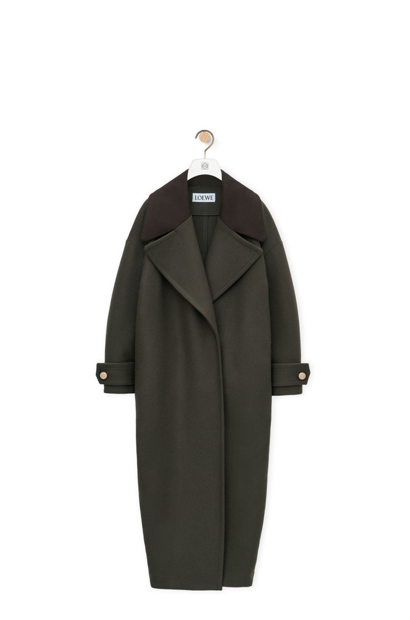 Pebble coat in wool blend 1