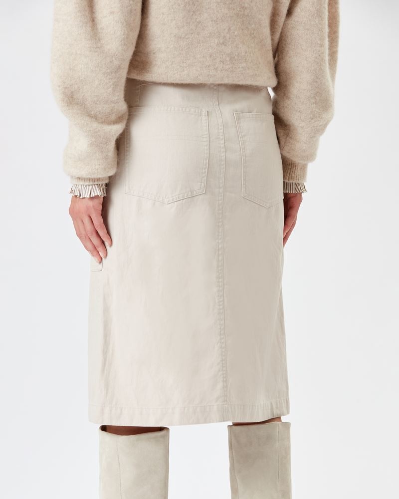 PRIME MIDI COTTON SKIRT - 5