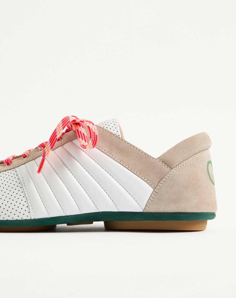 Valentino STRIKIE SNEAKER IN PERFORATED NAPPA AND SUEDE outlook