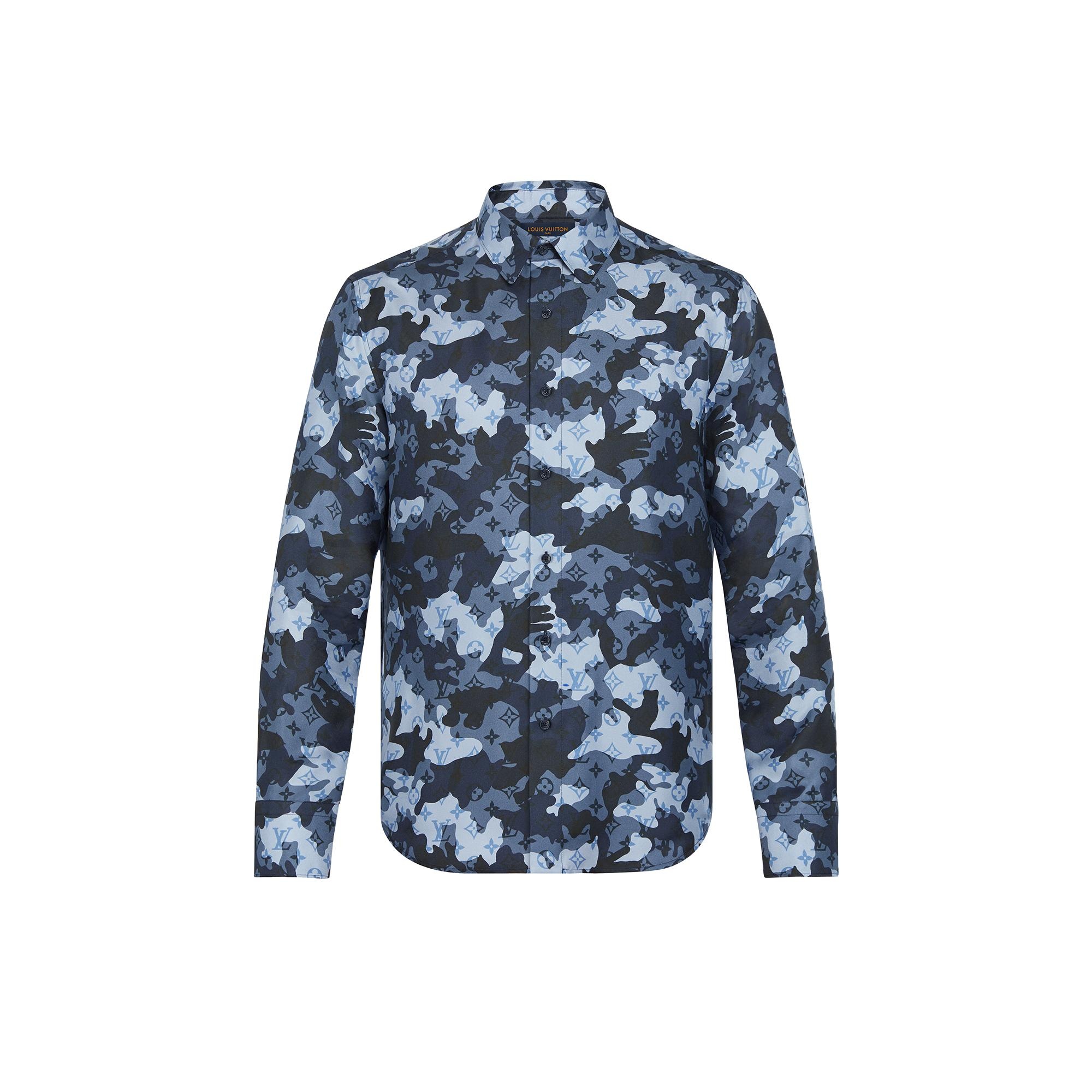 Camo Regular Silk Shirt - 1