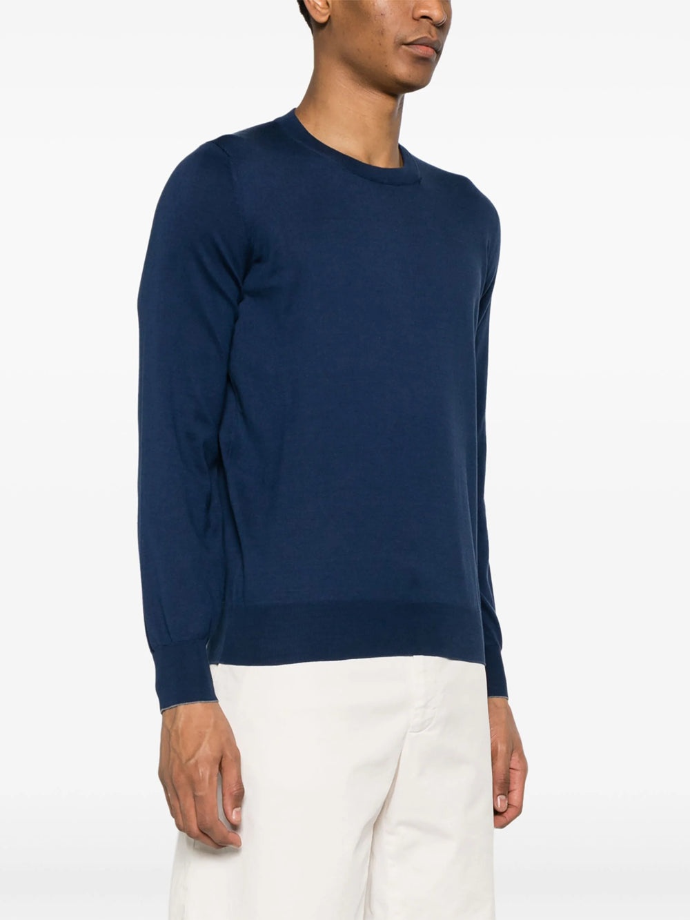 Cotton crew neck sweater - 2