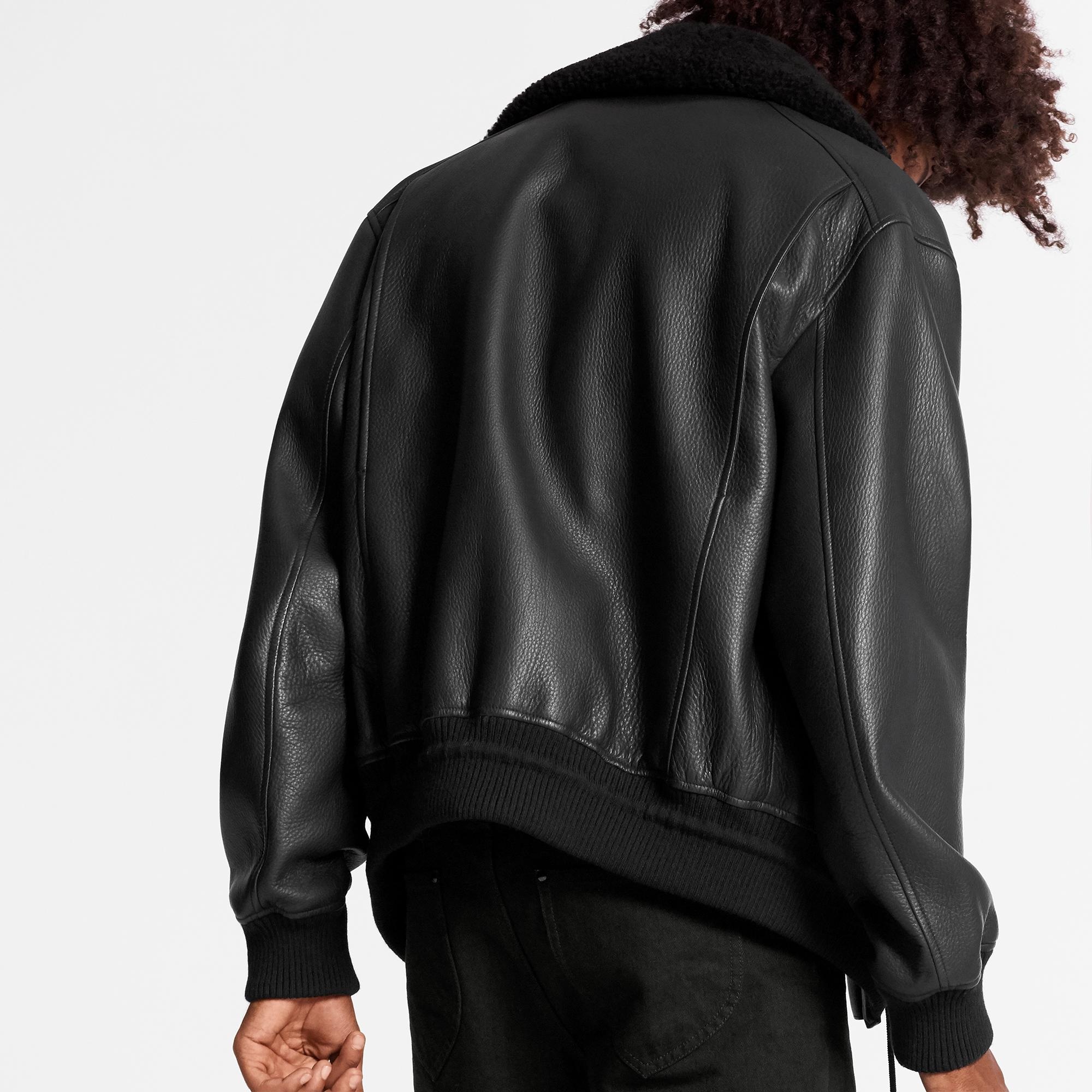 Leather Aviator Jacket - 4