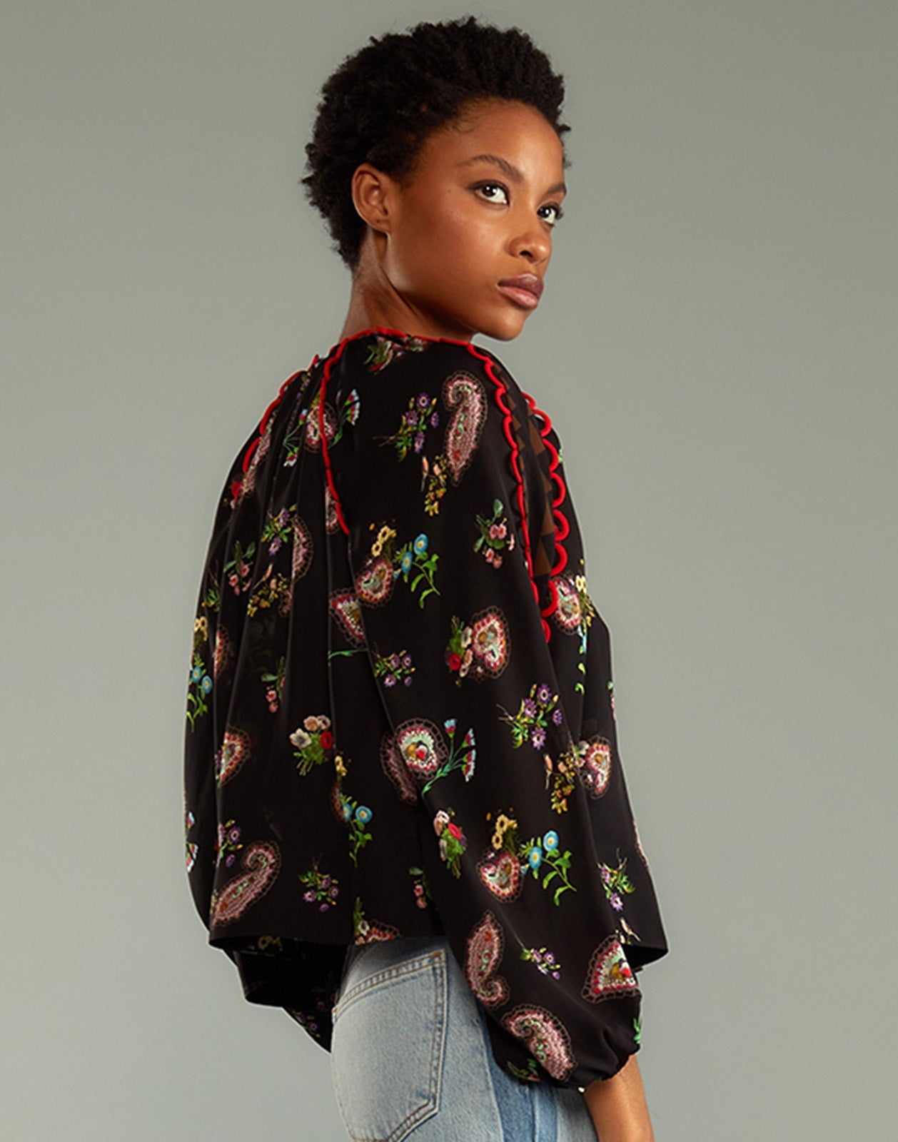 Midnight Garden Blouse - 3